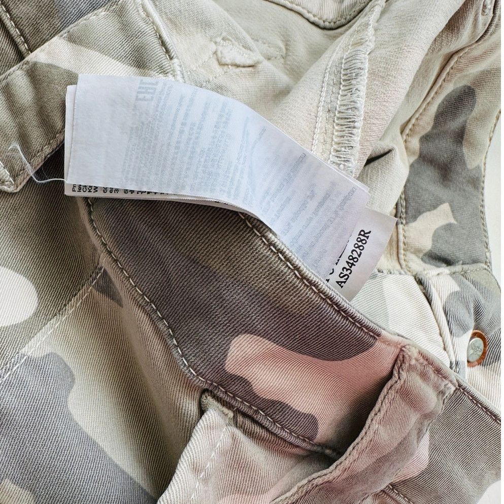 Allsaints Allsaints Tan & Green Camo Nola Cargo Zip Ankle Trouser 29 Size 29" - 16 Thumbnail