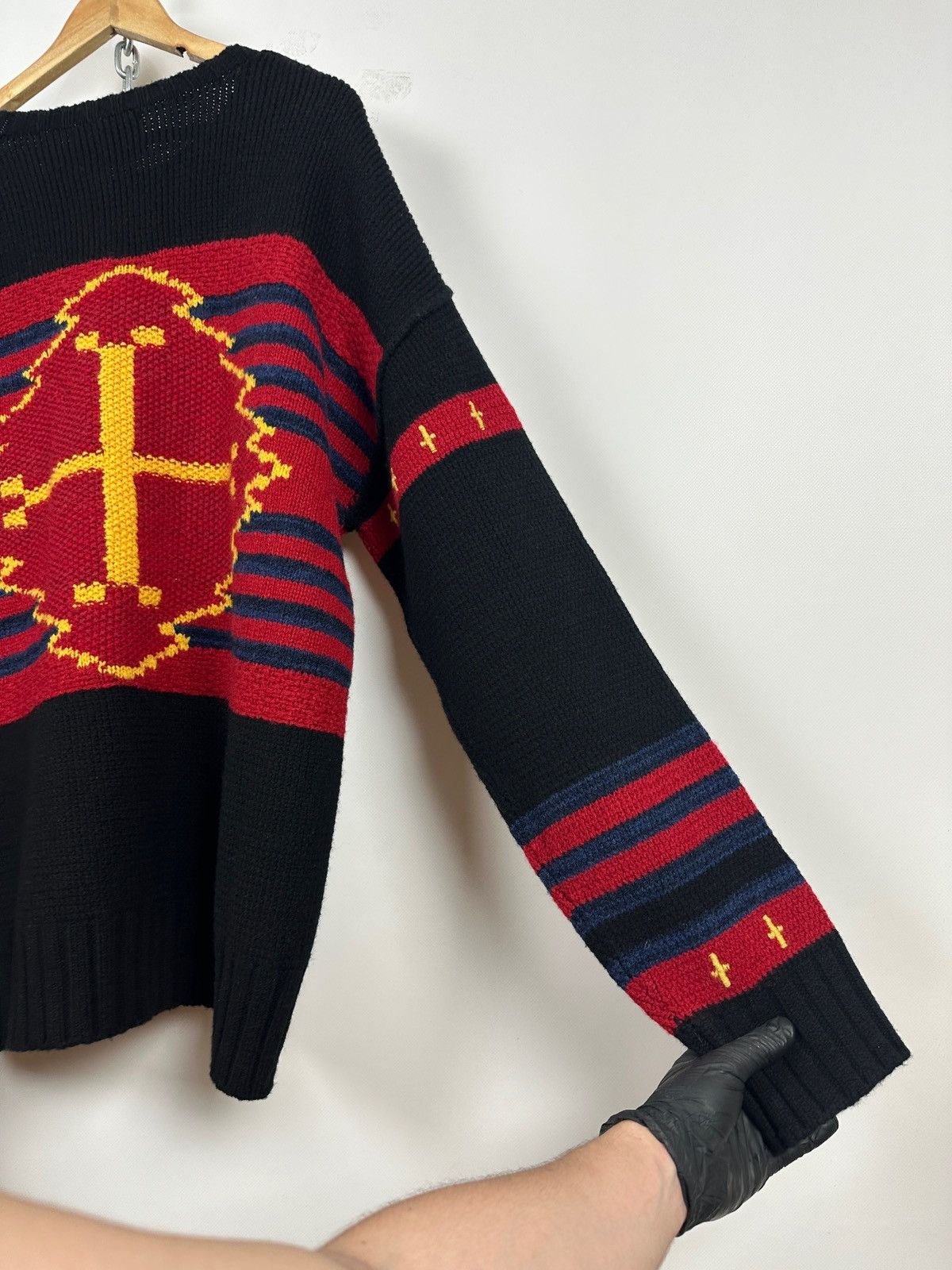 Polo Ralph Lauren Polo Ralph Lauren x Naiomi Glasses Wool/Cashmere Sweater Size US XXL / EU 58 / 5 - 22 Thumbnail