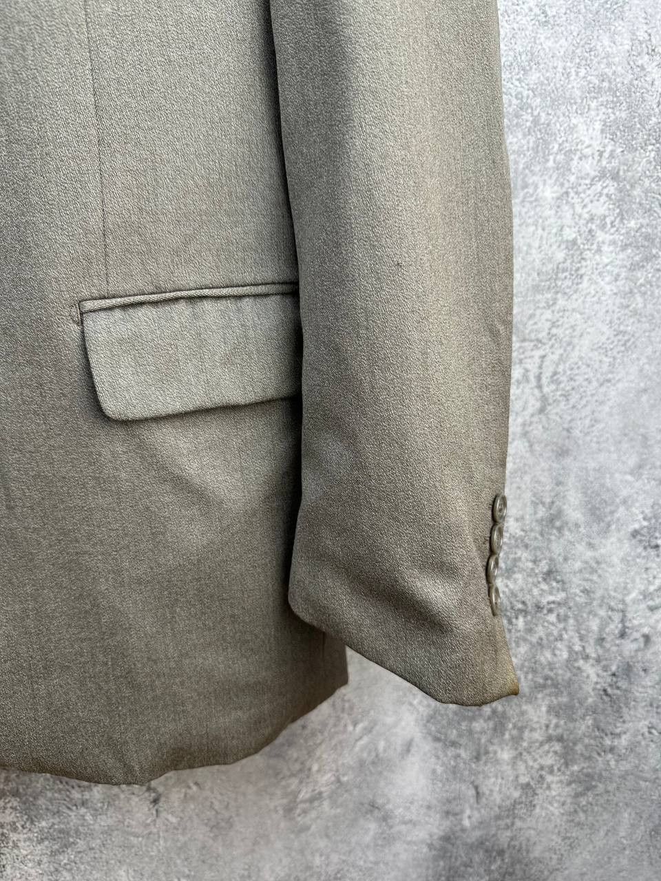 Yves Saint Laurent Yves Saint Laurent Pour Homme Pure Wool Beige Two-Piece Suit Size 54R - 11 Thumbnail