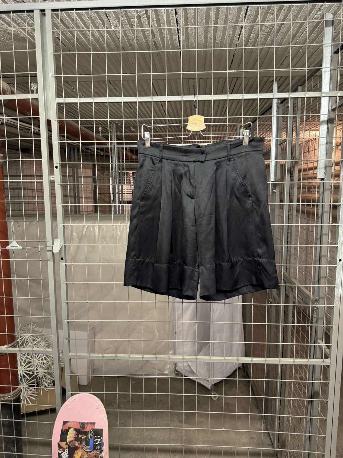 Ann Demeulemeester Ann Demeulemeester SS2004 Silk Shorts Size US 30 / EU 46 - 1 Thumbnail