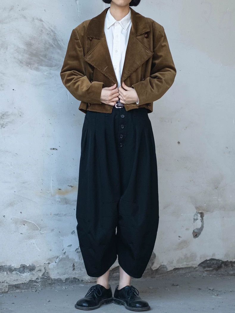 Kenzo KENZO Jungle Tiger brown corduroy wide shoulder coat Size M / US 6-8 / IT 42-44 - 3 Thumbnail