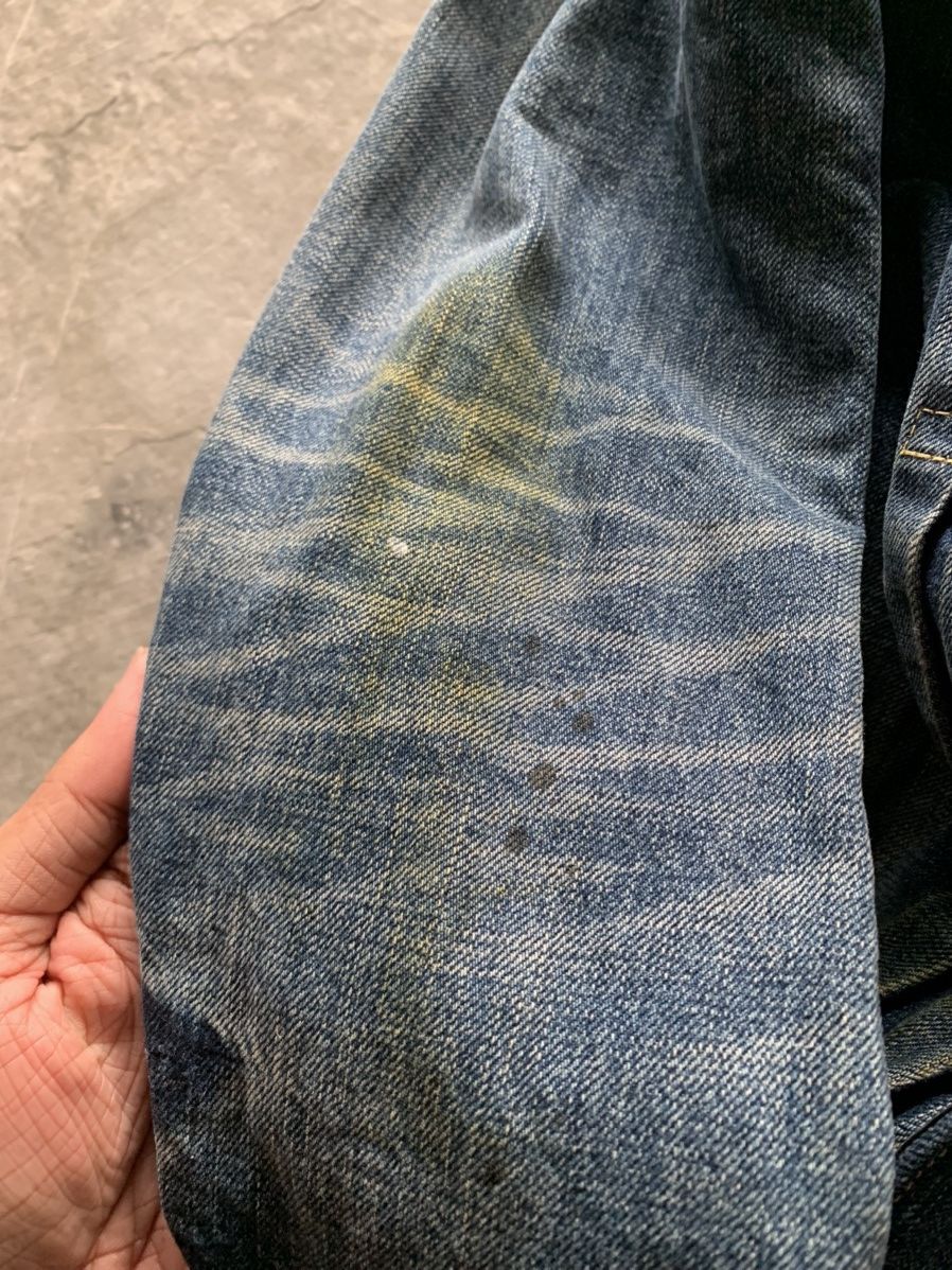 Japanese Brand ARCHIVED miharayasuhiro japanese denim jacket splatter vtg Size US S / EU 44-46 / 1 - 19 Thumbnail