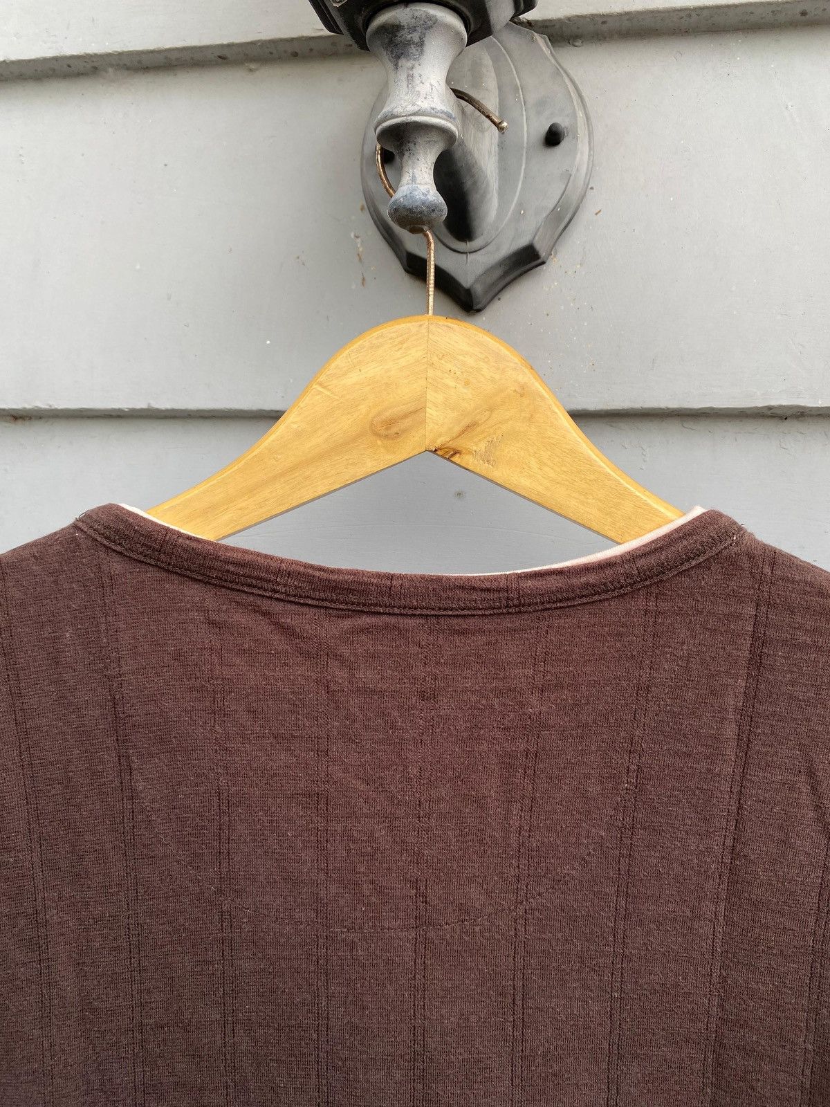 If Six Was Nine Vintage Japan Layered Look Henley Earth Tone Aesthetic Size US L / EU 52-54 / 3 - 10 Thumbnail