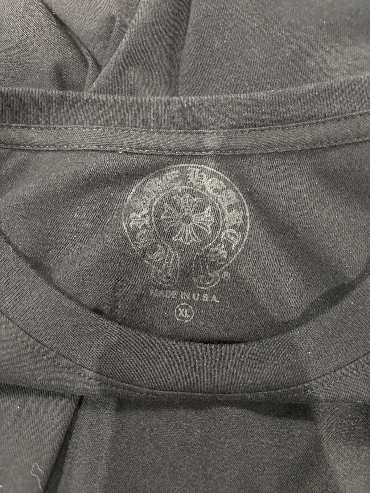 Chrome Hearts Chrome Hearts Scroll Logo Long Sleeve Shirt Black Size: XL Size US XL / EU 56 / 4 - 5 Thumbnail