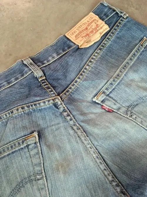 Levi's Vintage Levi's 501 Rusty Wash Distressed Jeans 32x31 Size US 32 / EU 48 - 3 Thumbnail