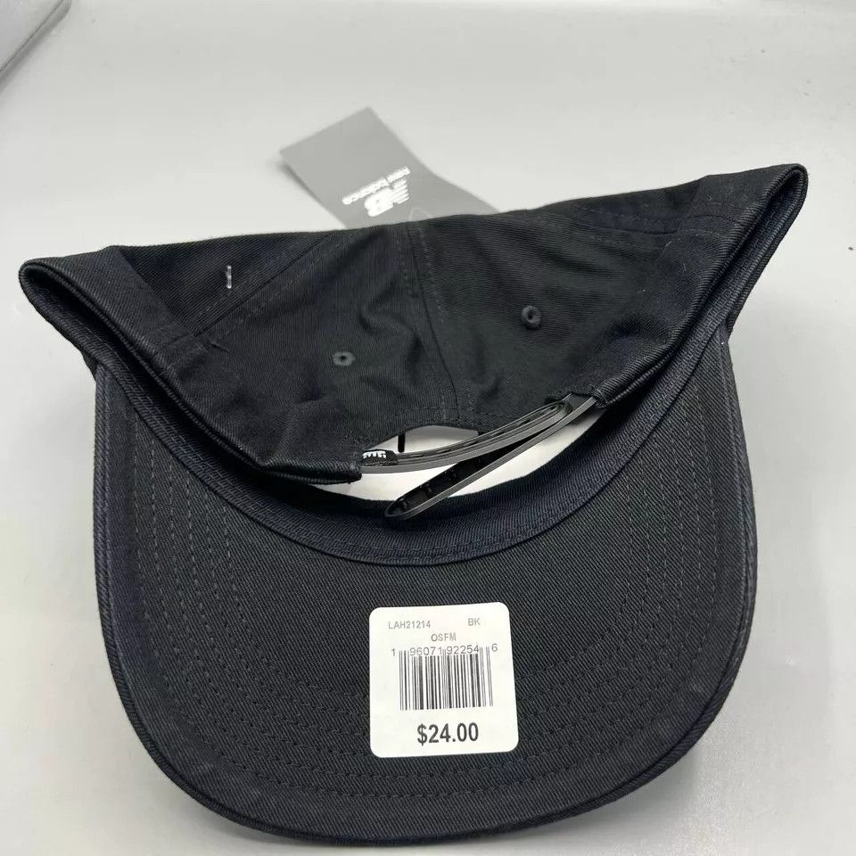 New Balance New Balance Logo Hat Men Black Snap Back Cap New Size ONE SIZE - 7 Thumbnail
