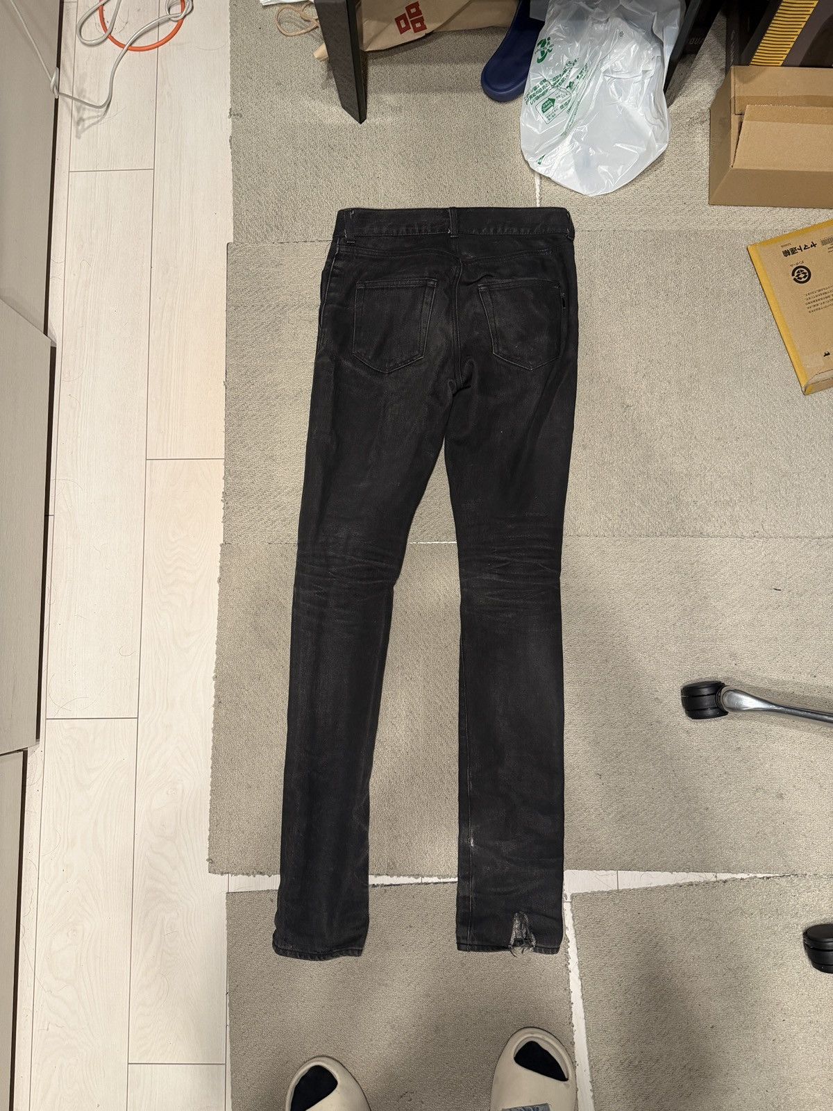 Saint Laurent Paris Coated D02 skinny denim Size US 27 - 2 Thumbnail
