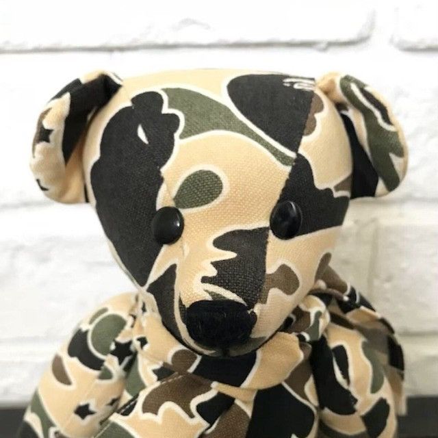Bape BAPE STA CAMO Teddy Bear Plush Doll a bathing ape NIGO Size ONE SIZE - 2 Thumbnail