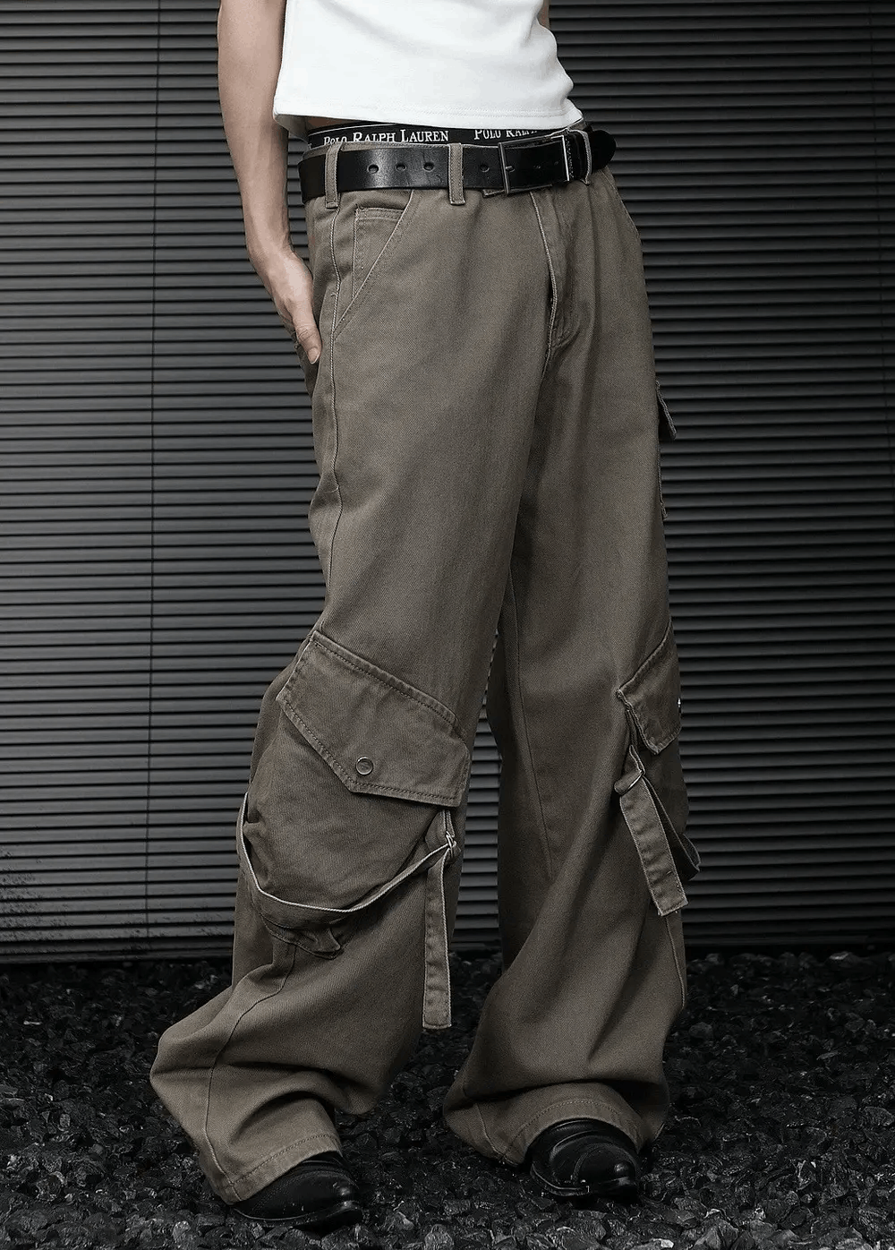 Japanese Brand × Vintage Outdoor retro fashion faded multi pocket cargo pants Size US 30 / EU 46 - 5 Thumbnail