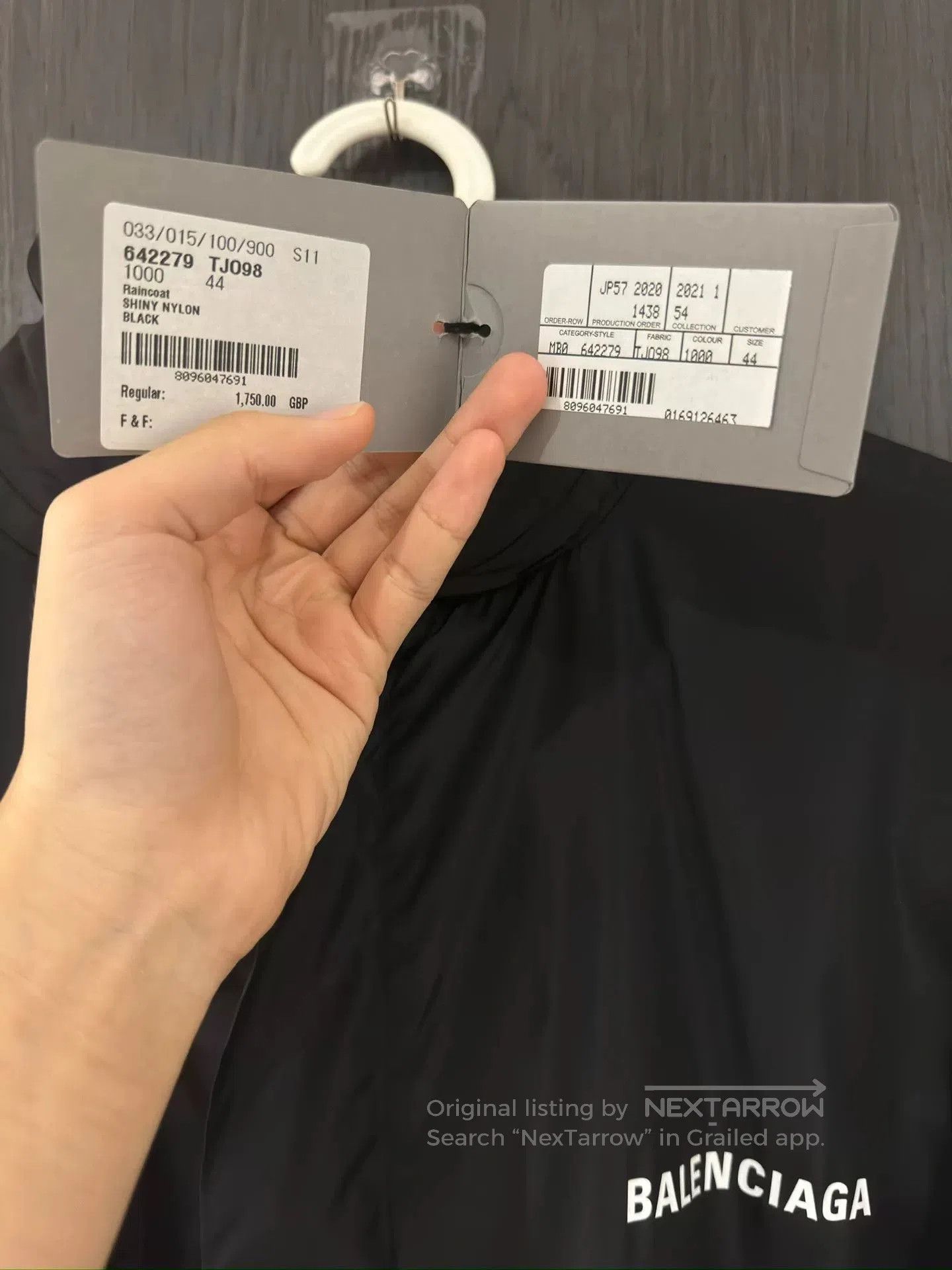 Balenciaga balenciaga black long raincoat with tags. Size US L / EU 52-54 / 3 - 5 Thumbnail