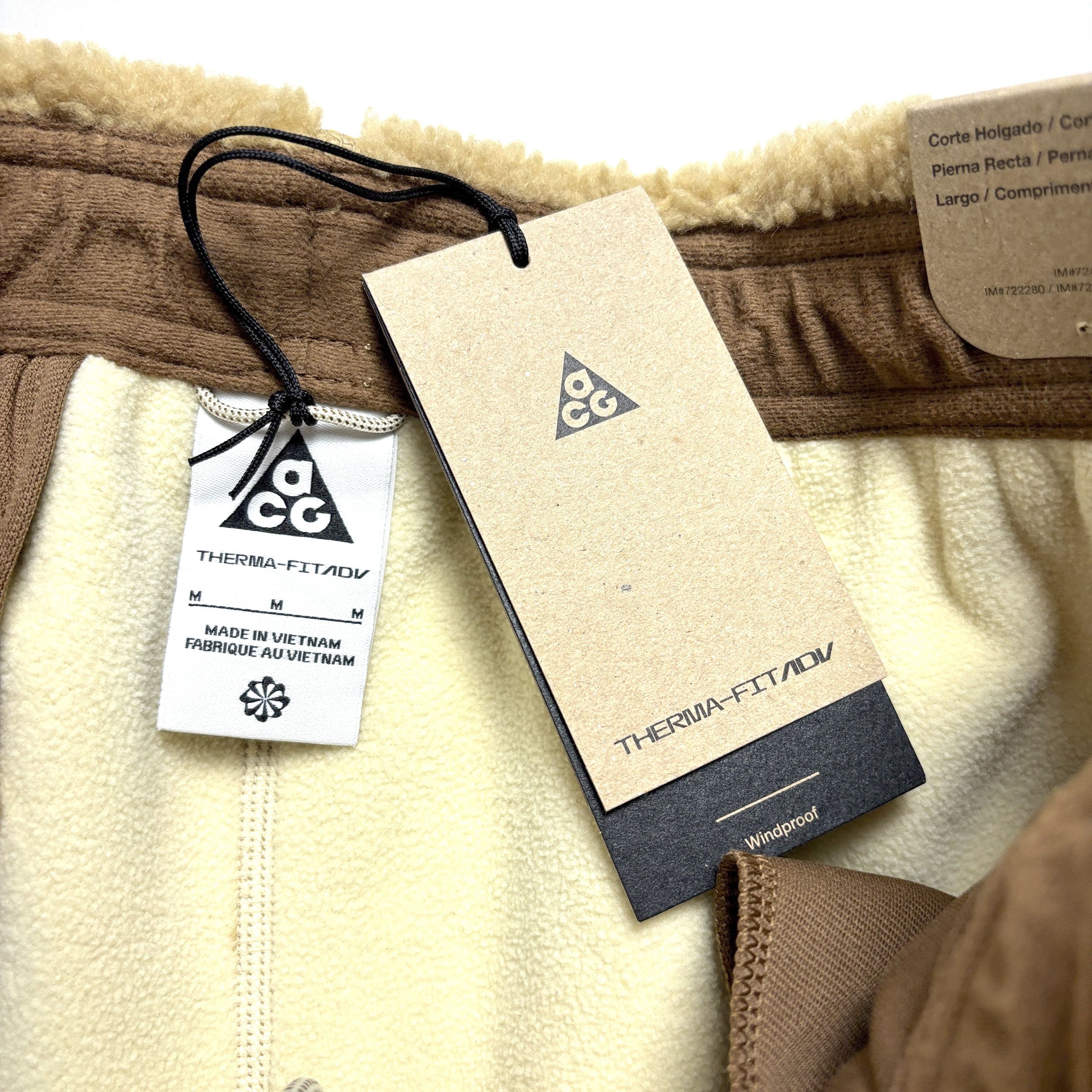 Nike ACG Nike ACG Mens Canwell Glacier Fleece Pants NWT Tan Sz M Size US 32 / EU 48 - 4 Thumbnail