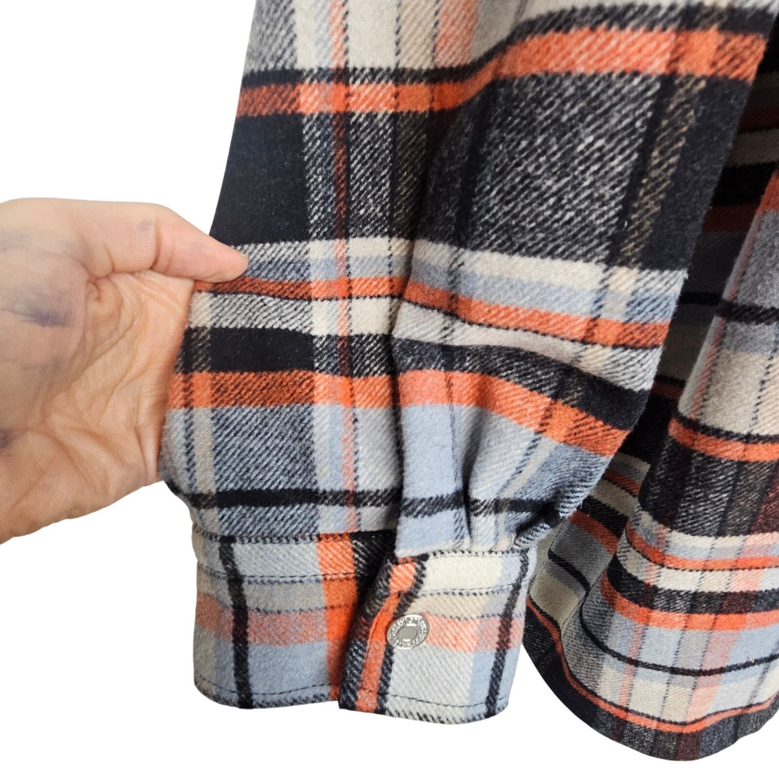 Levi's Levis Mens Portola Chore Coat Wool Trucker Jacket Plaid Size US XL / EU 56 / 4 - 4 Thumbnail