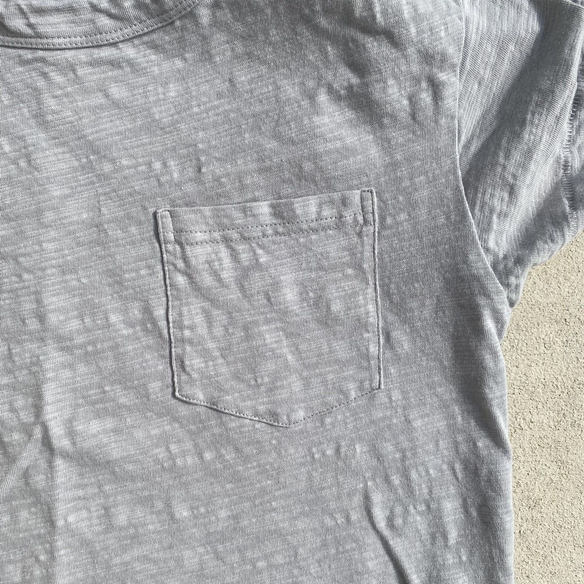 Other × Vintage Elysian grey pocket baby tee cotton slub Size S / US 4 / IT 40 - 2 Thumbnail
