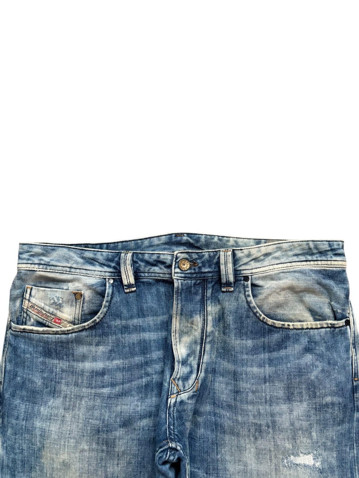 Diesel Vintage Diesel Mud Wash Distressed Loose Baggy Jeans Size US 37 - 4 Thumbnail