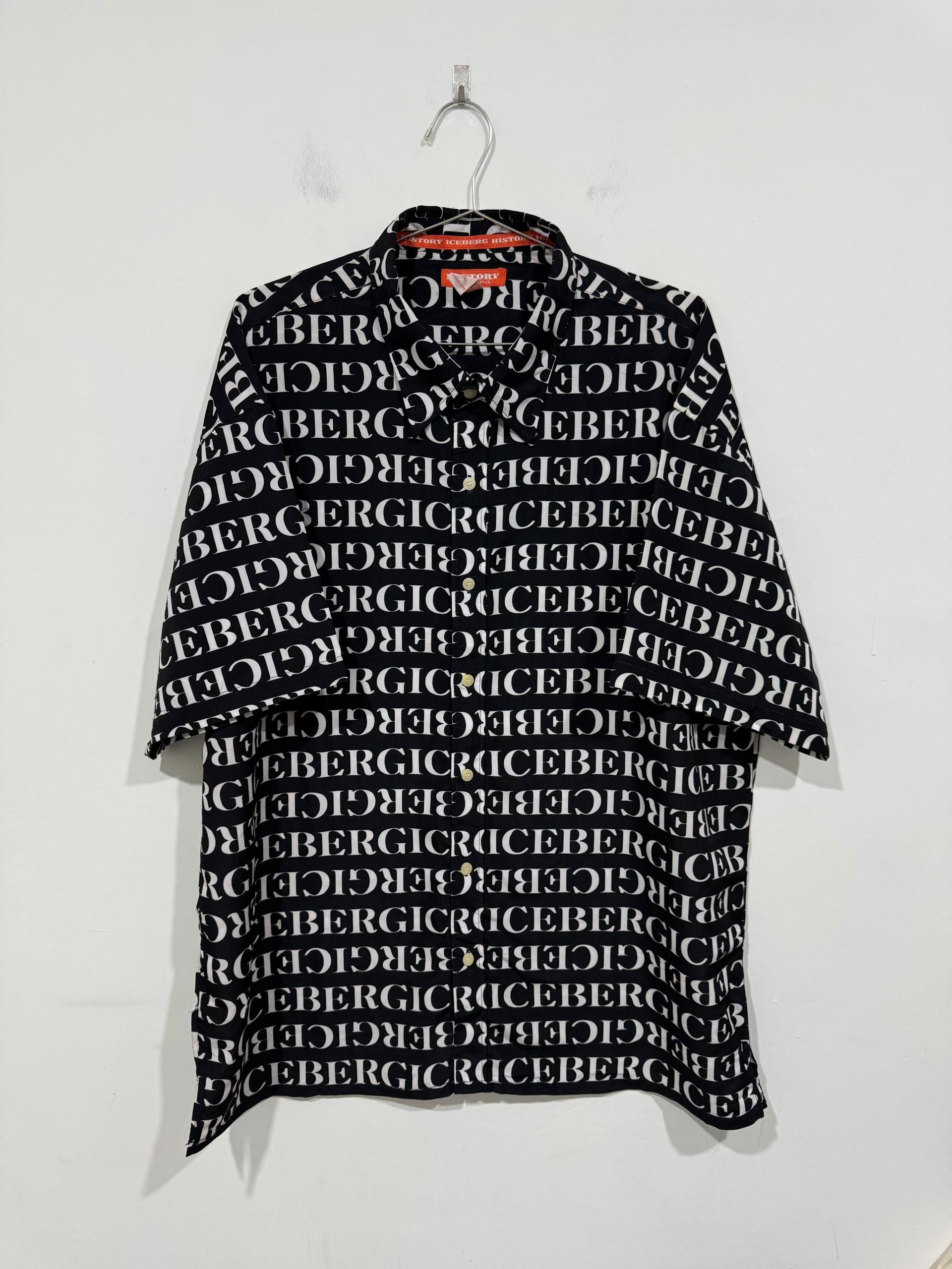 Iceberg Vintage Y2K Iceberg Oversized AOP Shirt Size US XL / EU 56 / 4 - 1 Thumbnail