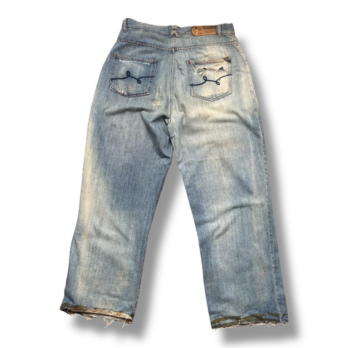 LRG Vintage LRG Streetwear Skateboard Denim Baggy Jeans Size US 36 / EU 52 - 4 Thumbnail