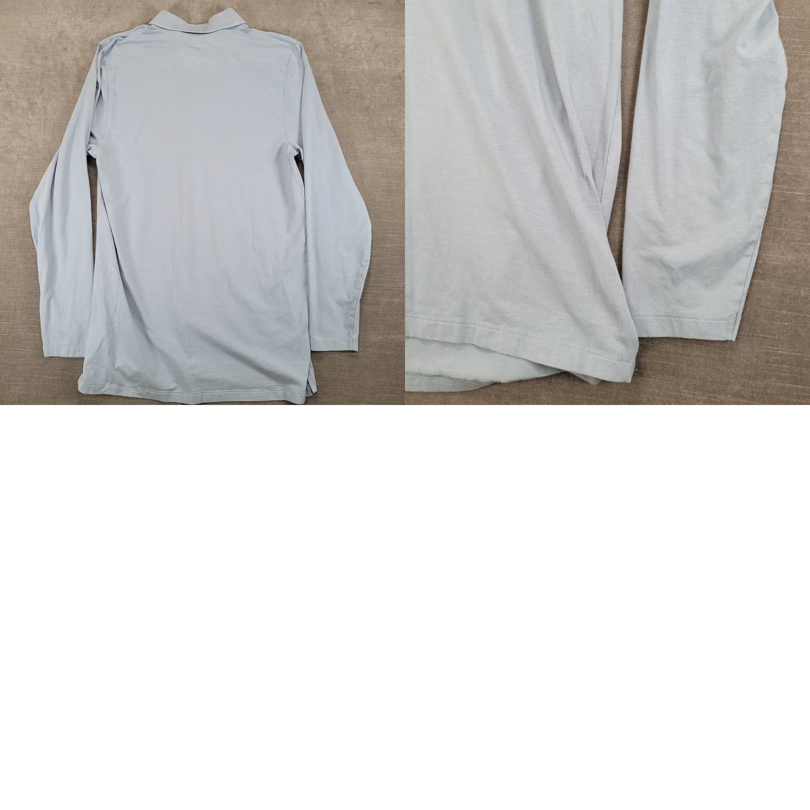 Vintage Coolibar UPF 50+ Sun Protection Long Sleeve Polo Shirt Light Blue Size M Men Size US M / EU 48-50 / 2 - 8 Thumbnail