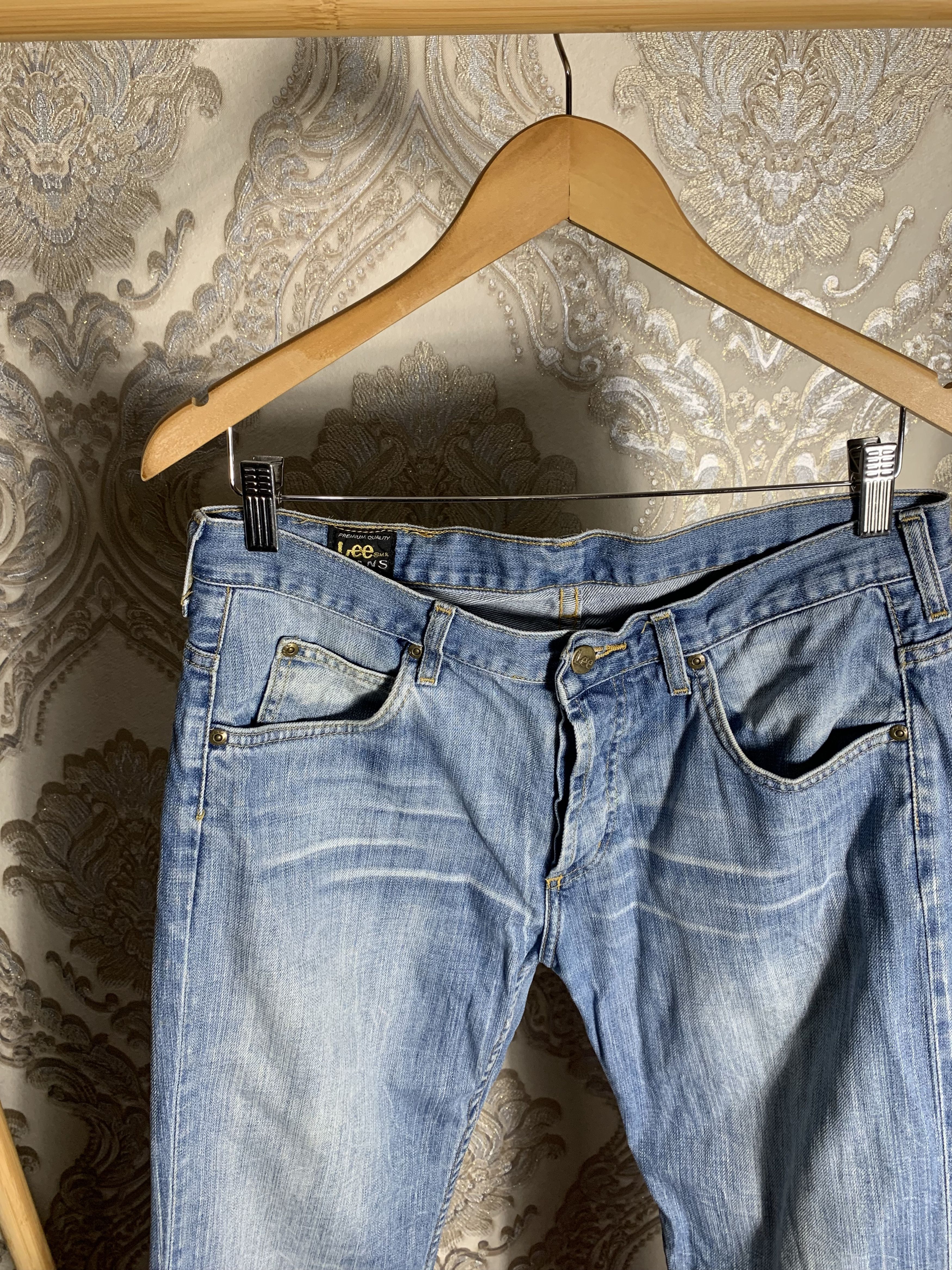 Lee VINTAGE LEE PREMIUM QUALITY DENIM BAGGY JEANS 90s Size US 32 / EU 48 - 2 Thumbnail