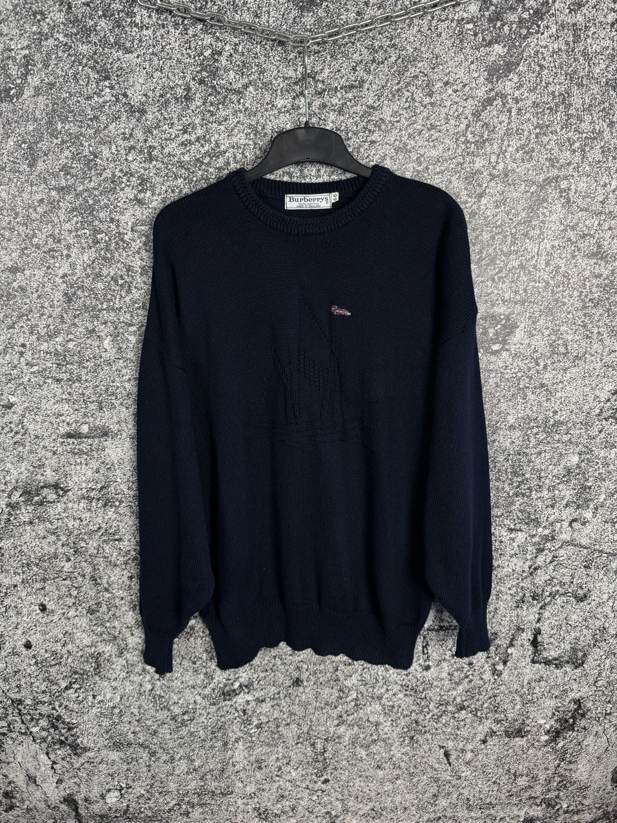 Burberry Burberry Vintage Sweater Pullover Made in England Size 46 Size US L / EU 52-54 / 3 - 1 Thumbnail