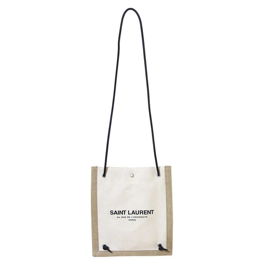 Saint Laurent Paris o1bcso1str1225 Size: OS/YSL BV Univ Flat CB in Beige Size ONE SIZE - 1 Thumbnail