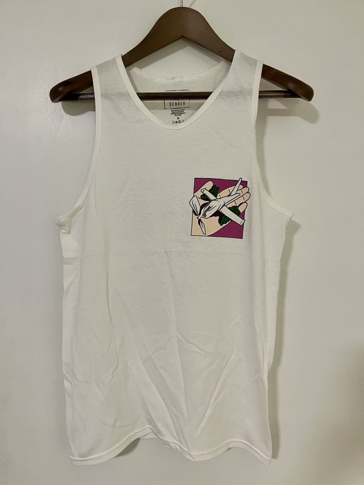 Vintage Marijuana Tank Top - Weed Fly High (Sz Small) Size US S / EU 44-46 / 1 - 1 Thumbnail