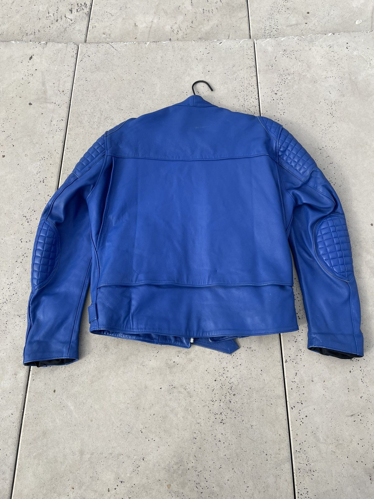 Rare Color Rocket Style Vintage Leather Jacket with zip