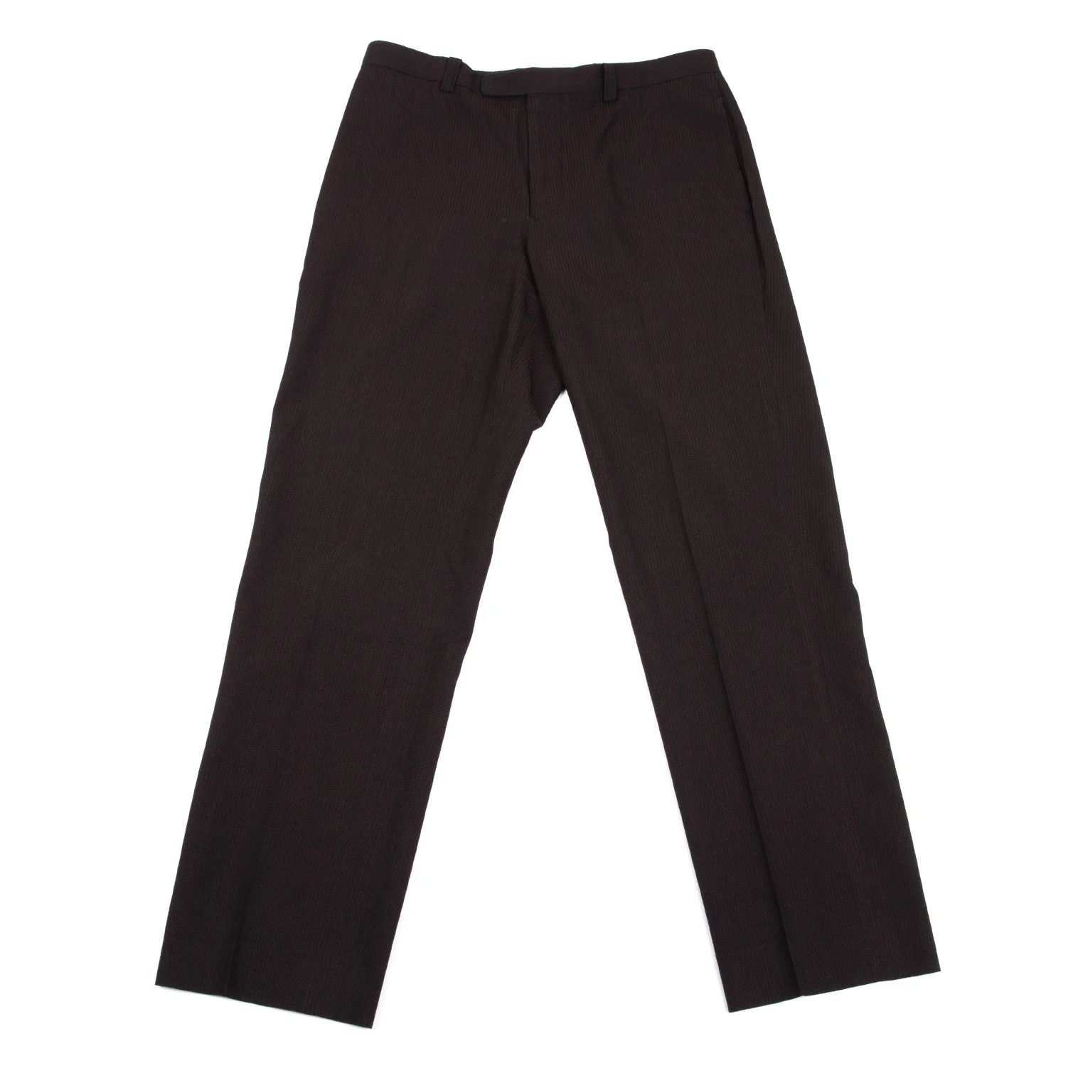Jean Paul Gaultier Wool Zigzag Stripe Pants in Bordeaux Size 50 Size US 34 / EU 50 - 1 Thumbnail