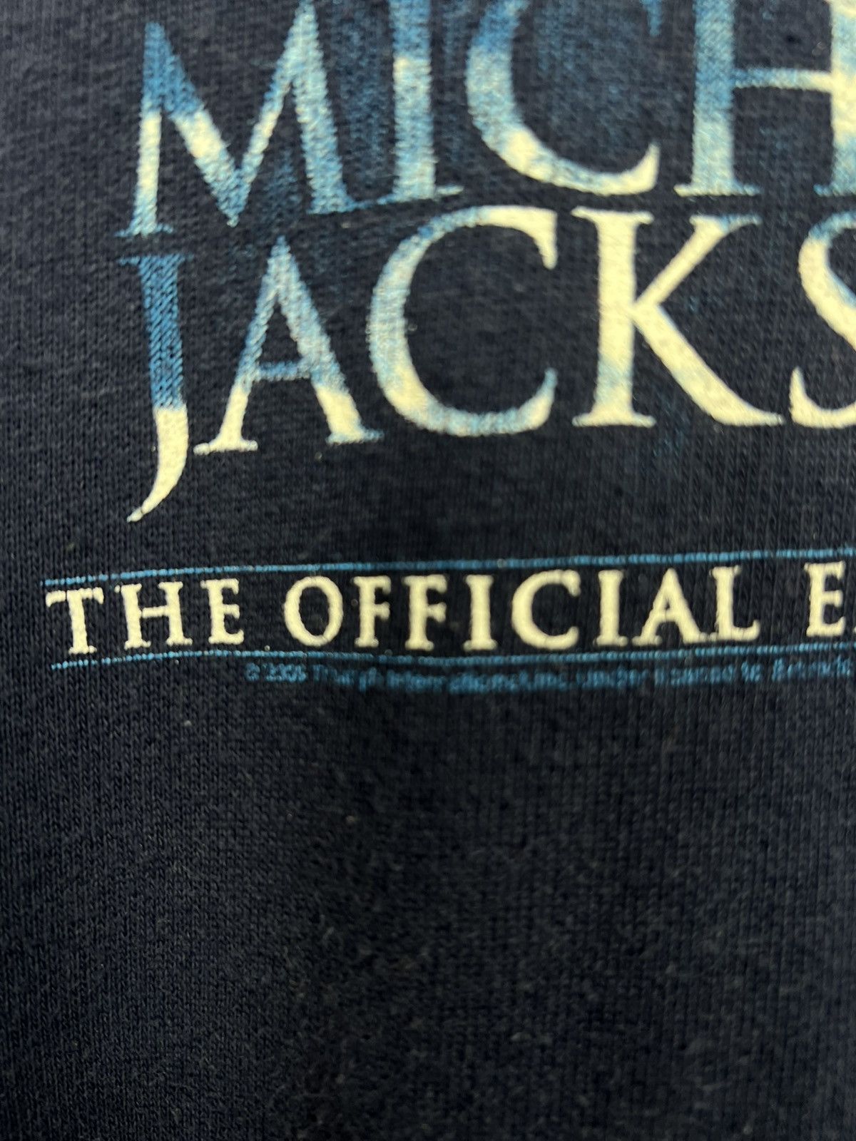 Vintage Michael Jackson music hoodie 2005 rock official exhibition Size US L / EU 52-54 / 3 - 3 Thumbnail