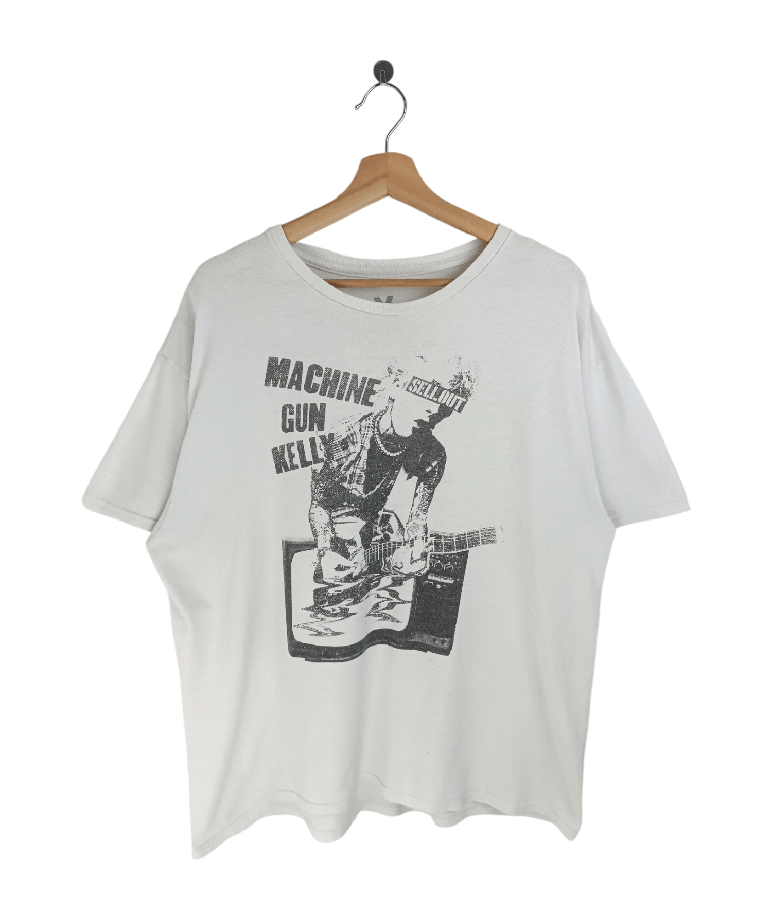 Vintage VINTAGE MACHINE GUN KELLY MGK SELL OUT TEE megan fox travis Size US XL / EU 56 / 4 - 1 Thumbnail