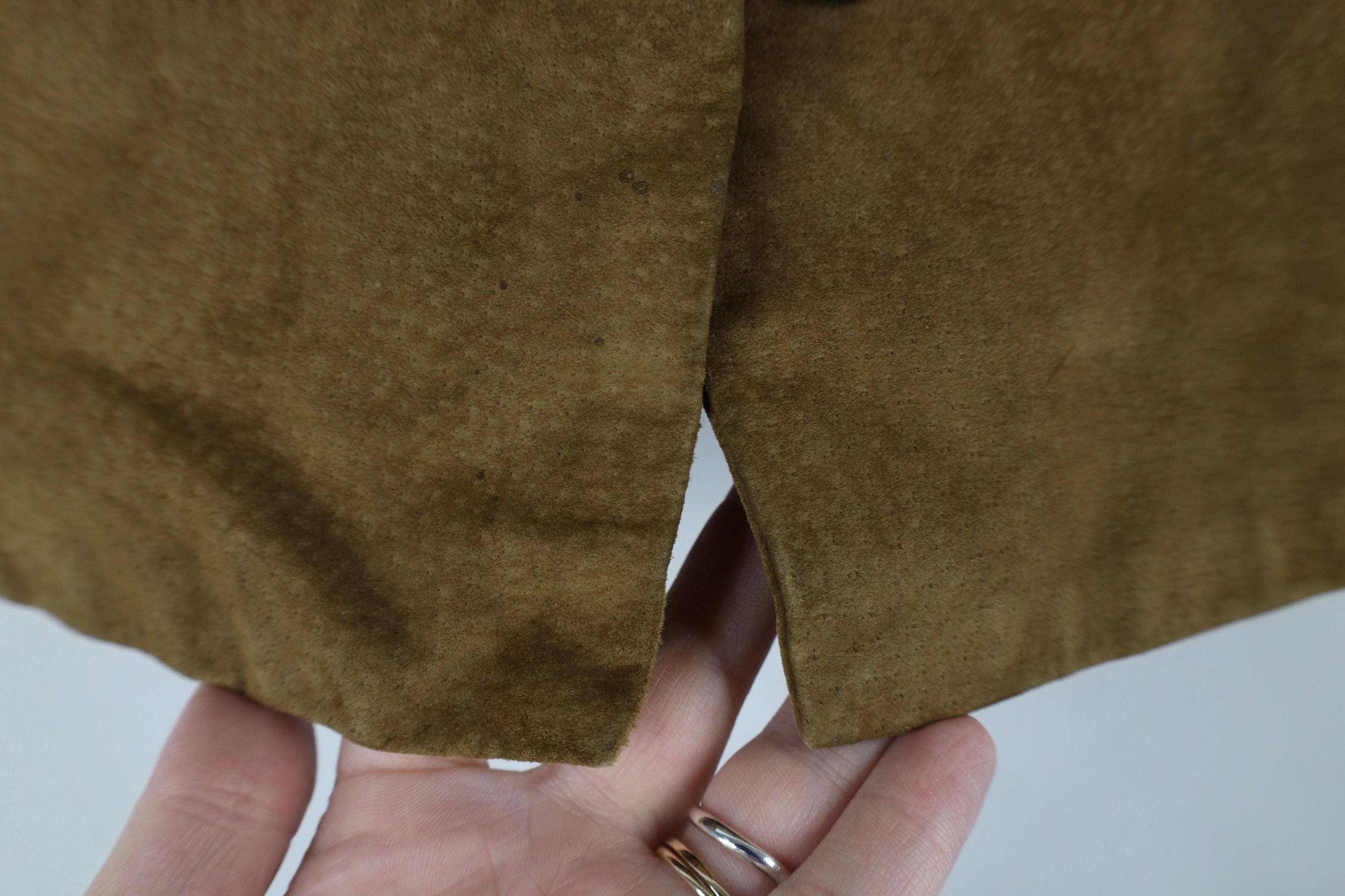 Vintage Vintage 90s Streetwear Suede Leather Military Style Vest Size S / US 4 / IT 40 - 5 Thumbnail