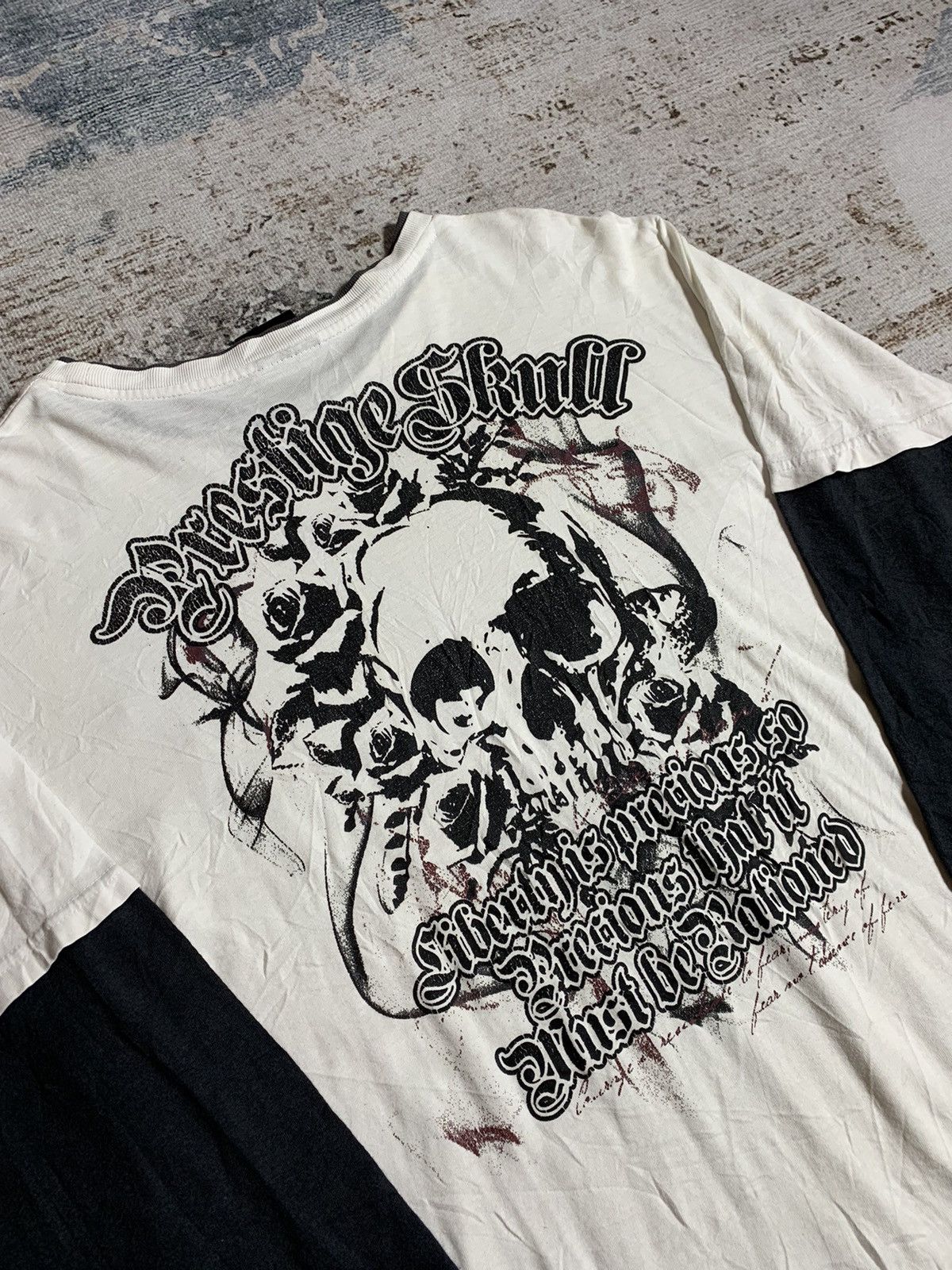 14th Addiction × Hysteric Glamour × If Six Was Nine Japanese Skull Poem Double Layer Y2k Ifsixwasnine Style Size US L / EU 52-54 / 3 - 4 Thumbnail