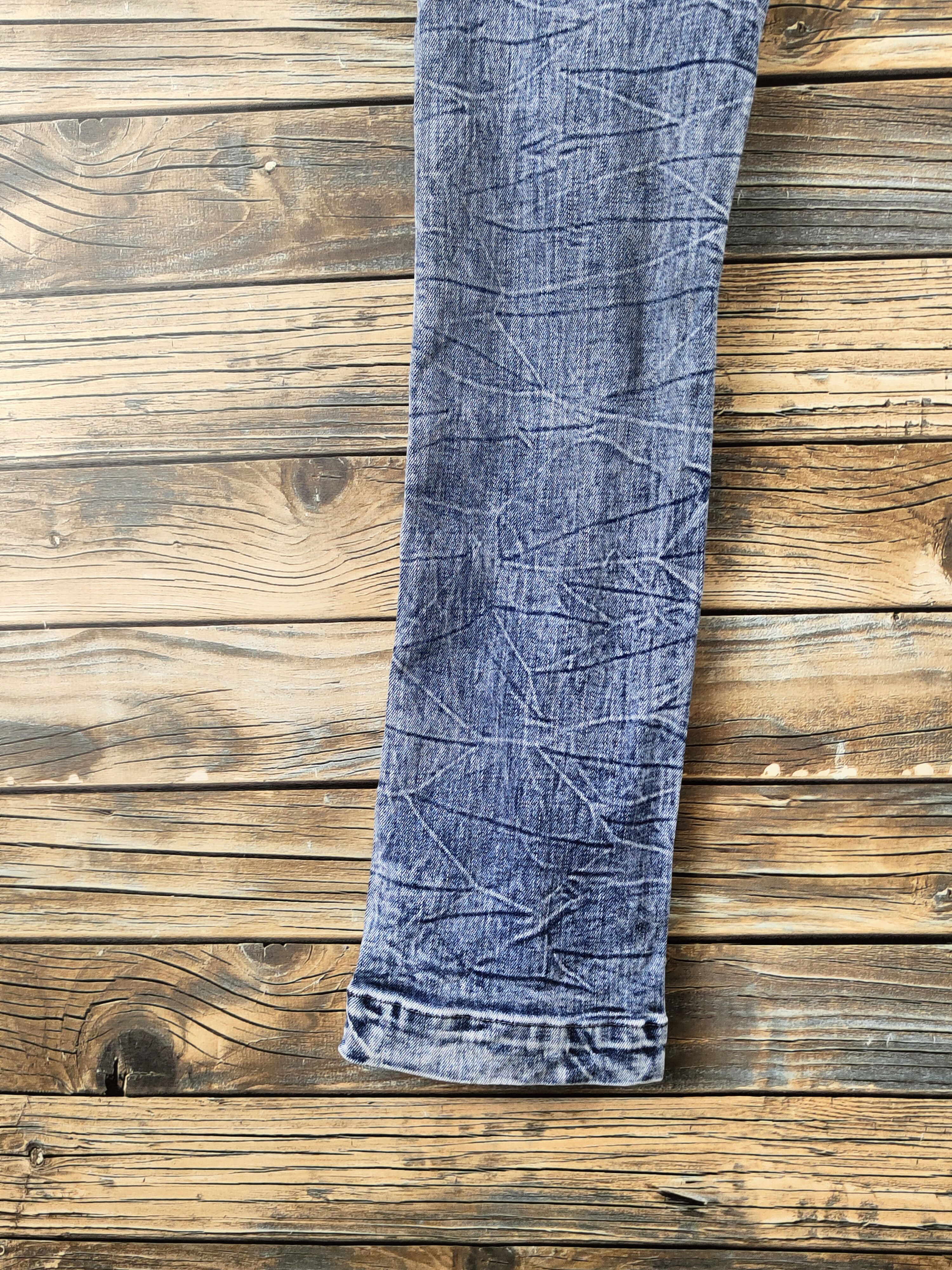 Japanese Brand D Torachi Blue Distressed Ripped Jeans #S2914 Size US 28 / EU 44 - 11 Thumbnail