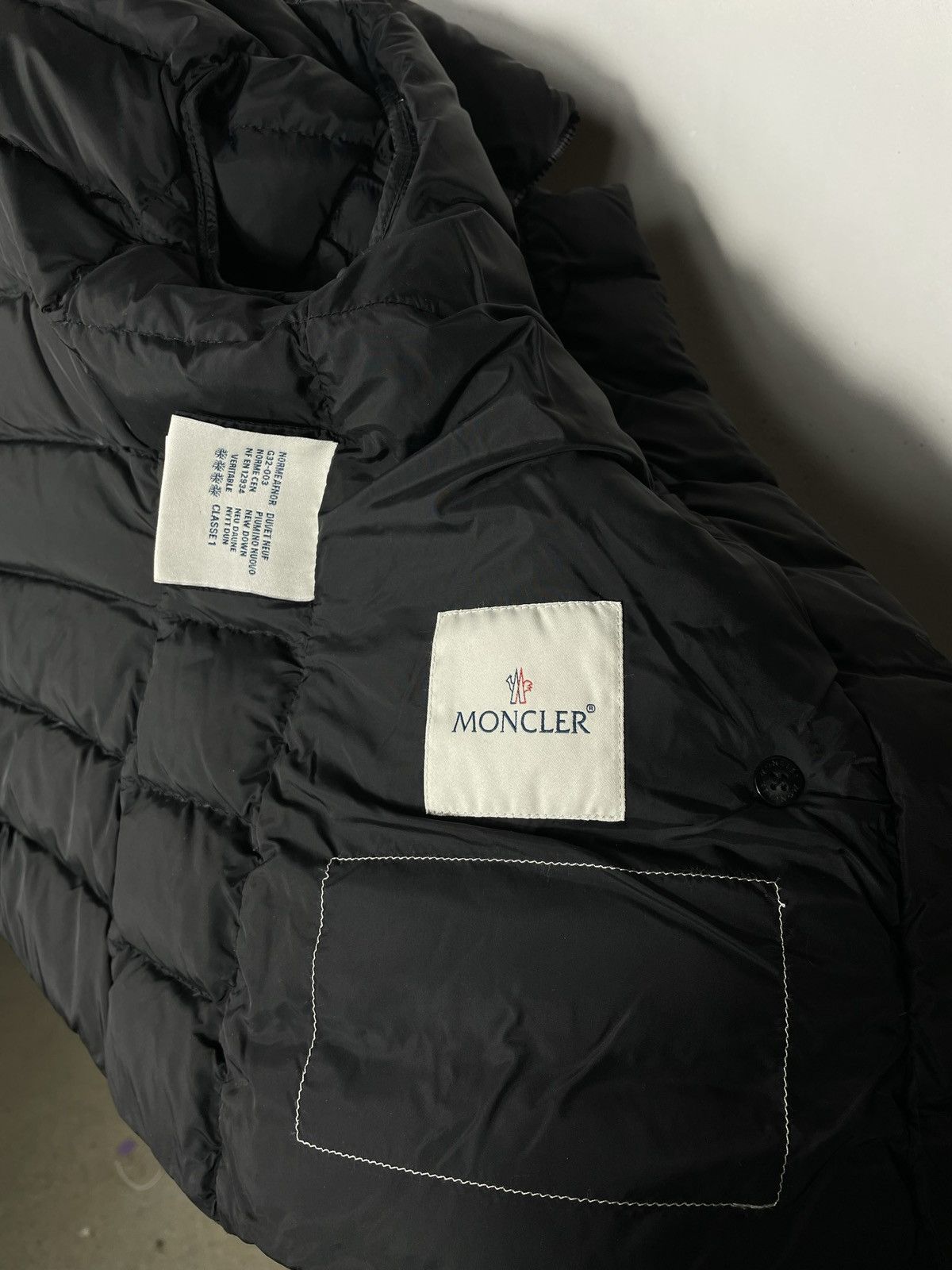 Designer × Moncler Moncler Black Puffer Hood Down Jakcet Coat Luxury Designer Size M / US 6-8 / IT 42-44 - 10 Thumbnail
