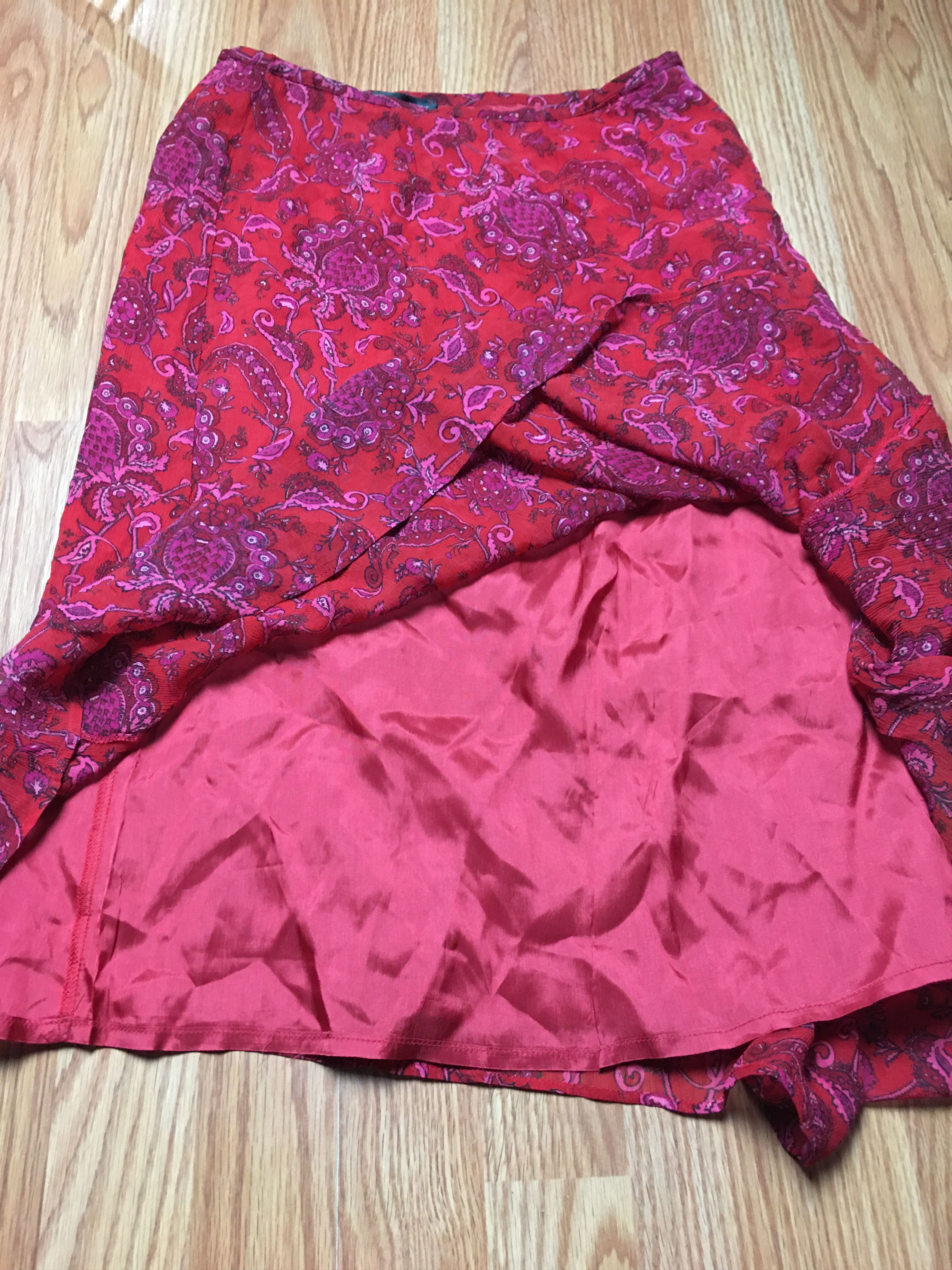 Isabel Marant Isabel Marant Silk Skirt Paisley Print Design Size 2 FR 40 Size 28" / US 6 / IT 42 - 6 Thumbnail