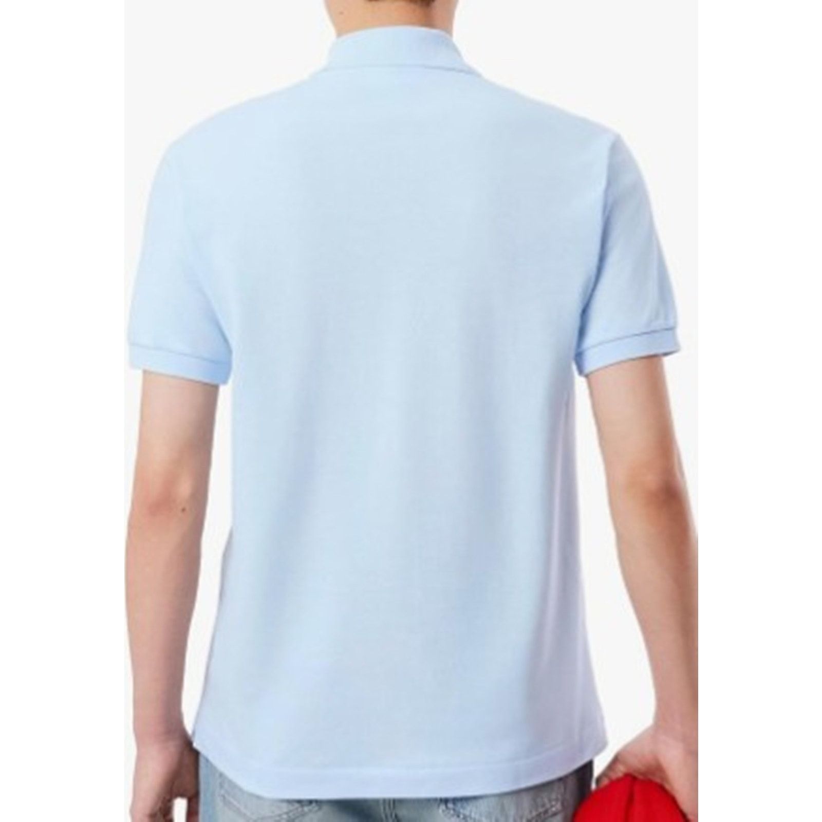 Lacoste Lacoste Mens Classic Fit L1212 Piqué Polo Shirt Rill Blue XL Size US XL / EU 56 / 4 - 3 Thumbnail