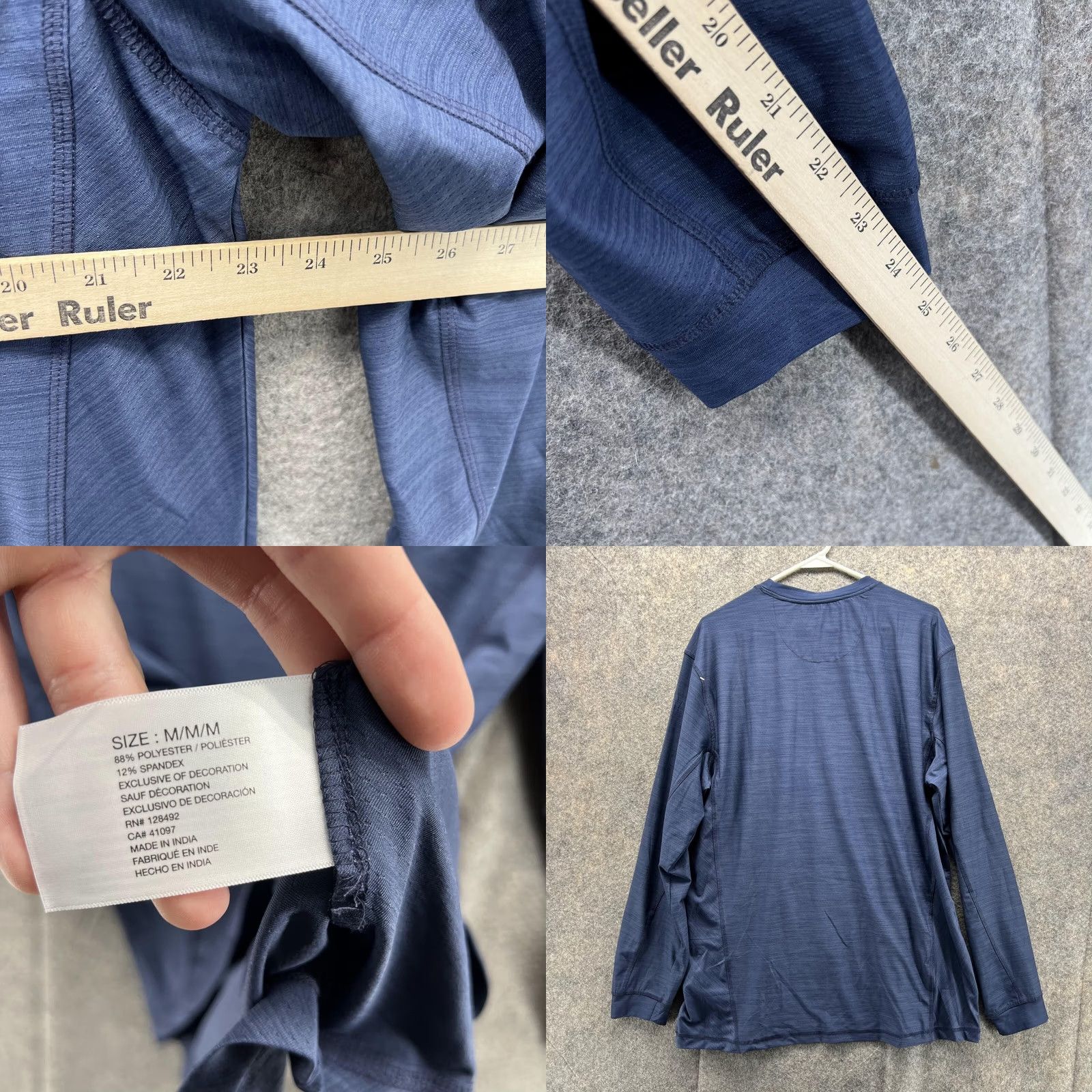 Vintage Greg Norman Sweatshirt Men Medium Blue Pullover Crewneck PlayDry Long Sleeve Size US M / EU 48-50 / 2 - 8 Thumbnail