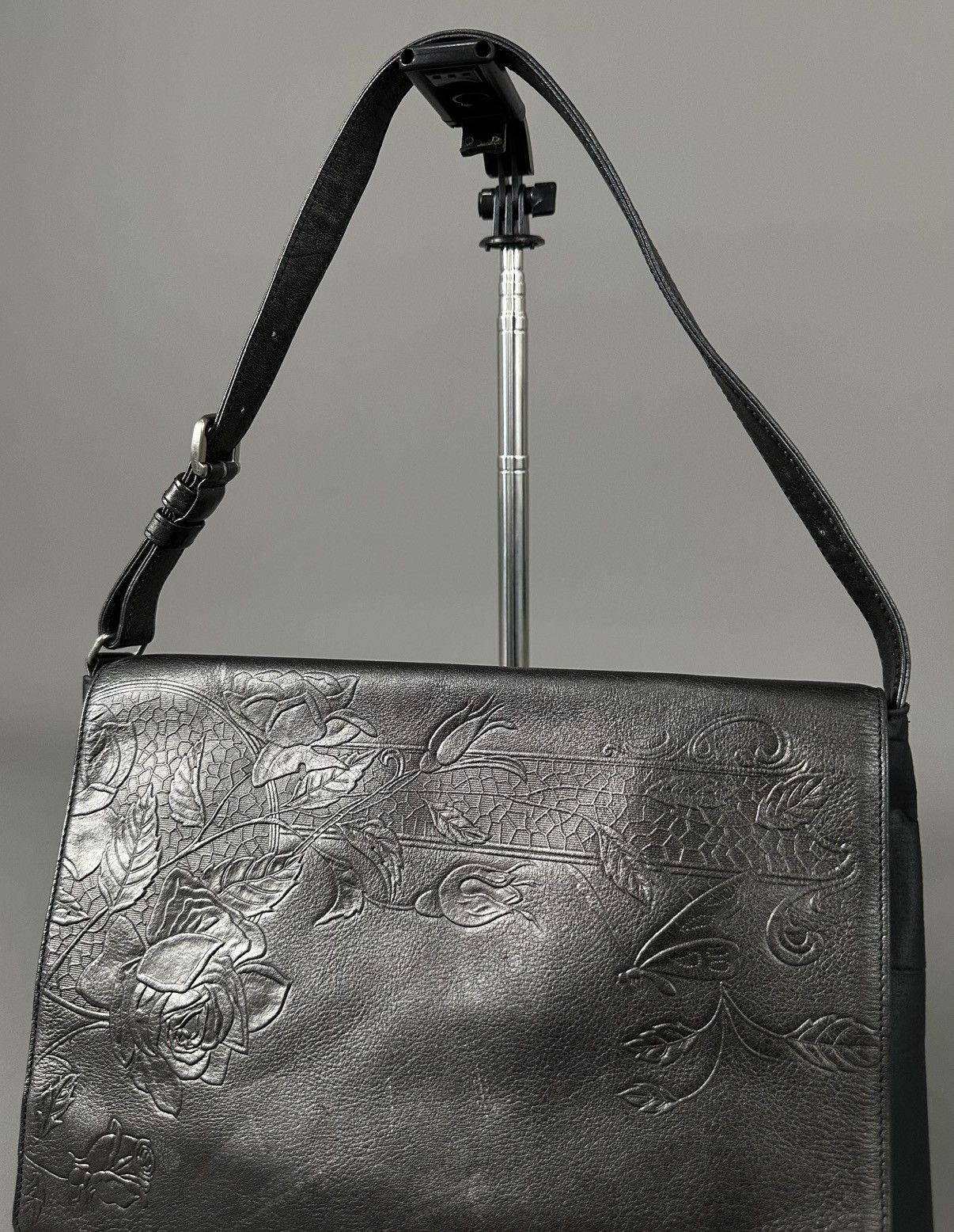 Jean Paul Gaultier Jean Paul Gaultier - Black Soul Floral Pattern - Metallic Size ONE SIZE - 6 Thumbnail