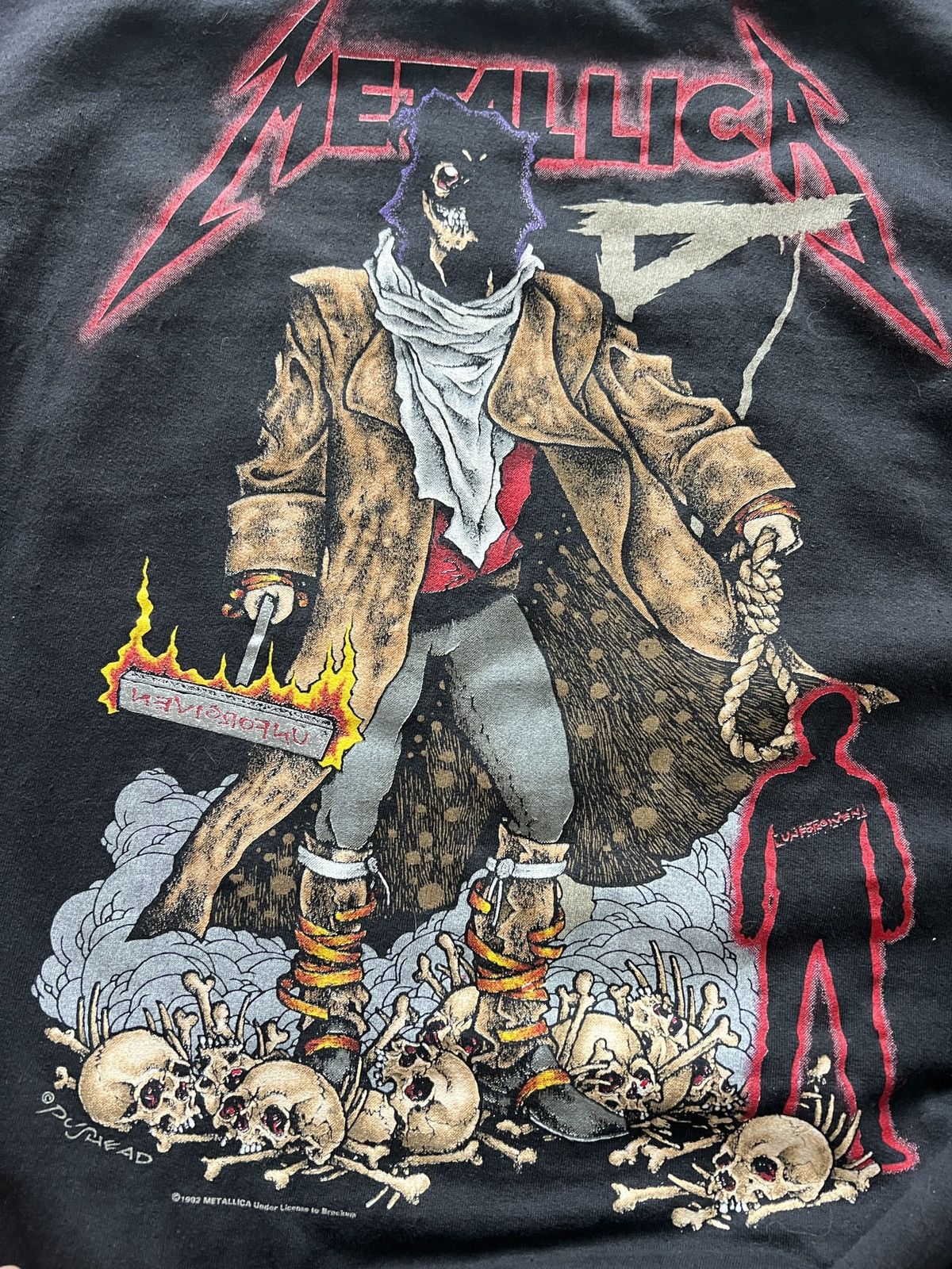Metallica Vintage Metallica Size US XL / EU 56 / 4 - 3 Thumbnail