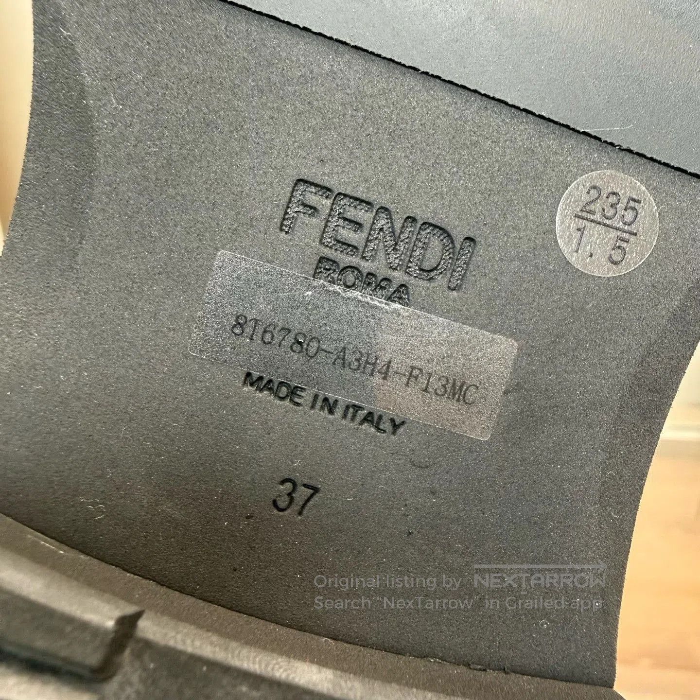 Fendi FENDI Rockoko Monogram Martin Boots. Size US 6 / IT 36 - 8 Thumbnail