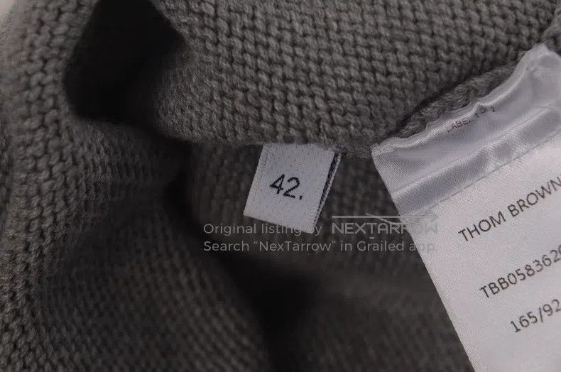 Thom Browne Thom Browne Knit short-sleeved collar button-up Size US XS / EU 42 / 0 - 4 Thumbnail