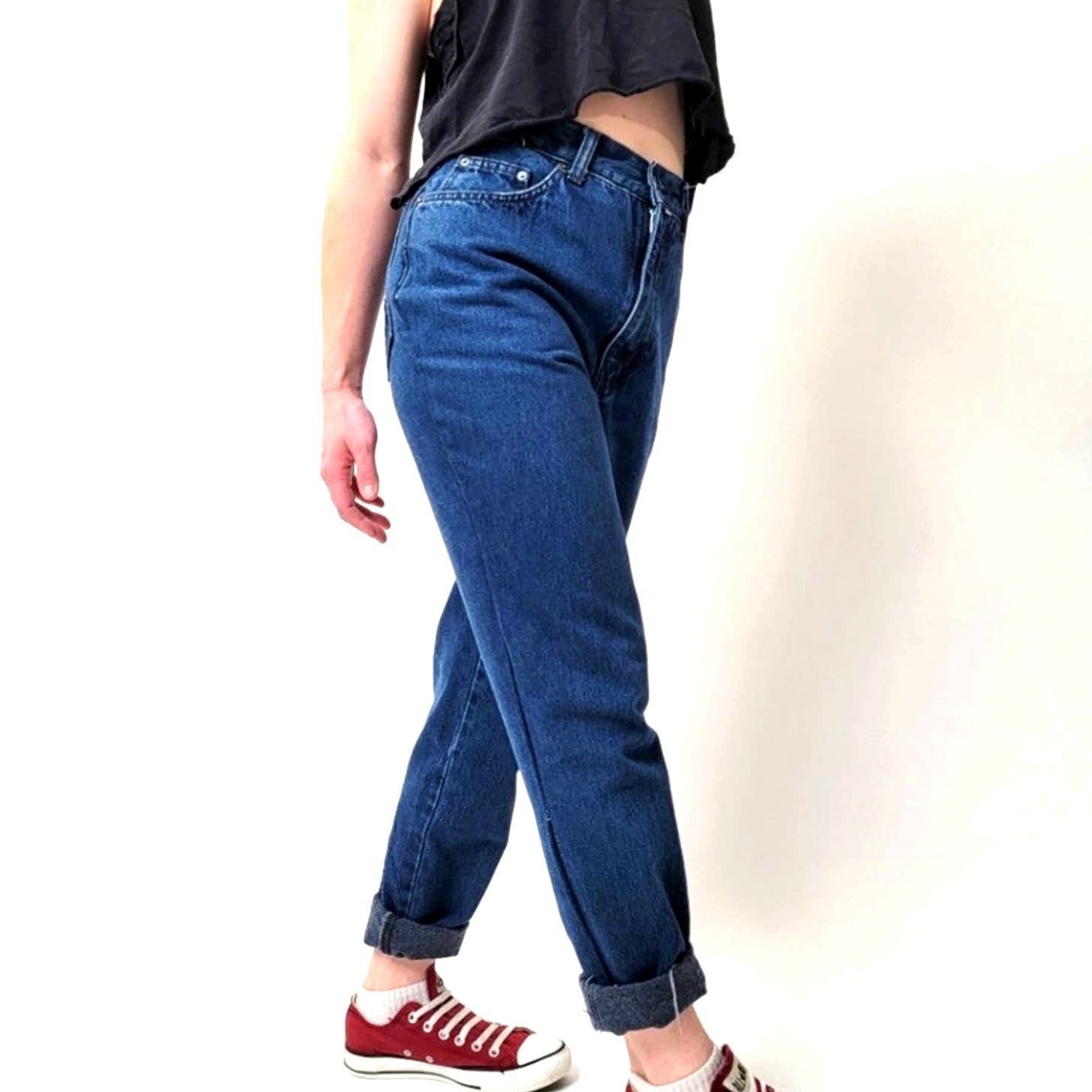 Vintage ZOOMP Vintage Y2k Aesthetics High Rise Raw Hem Jeans - 6 Size 28" / US 6 / IT 42 - 2 Thumbnail