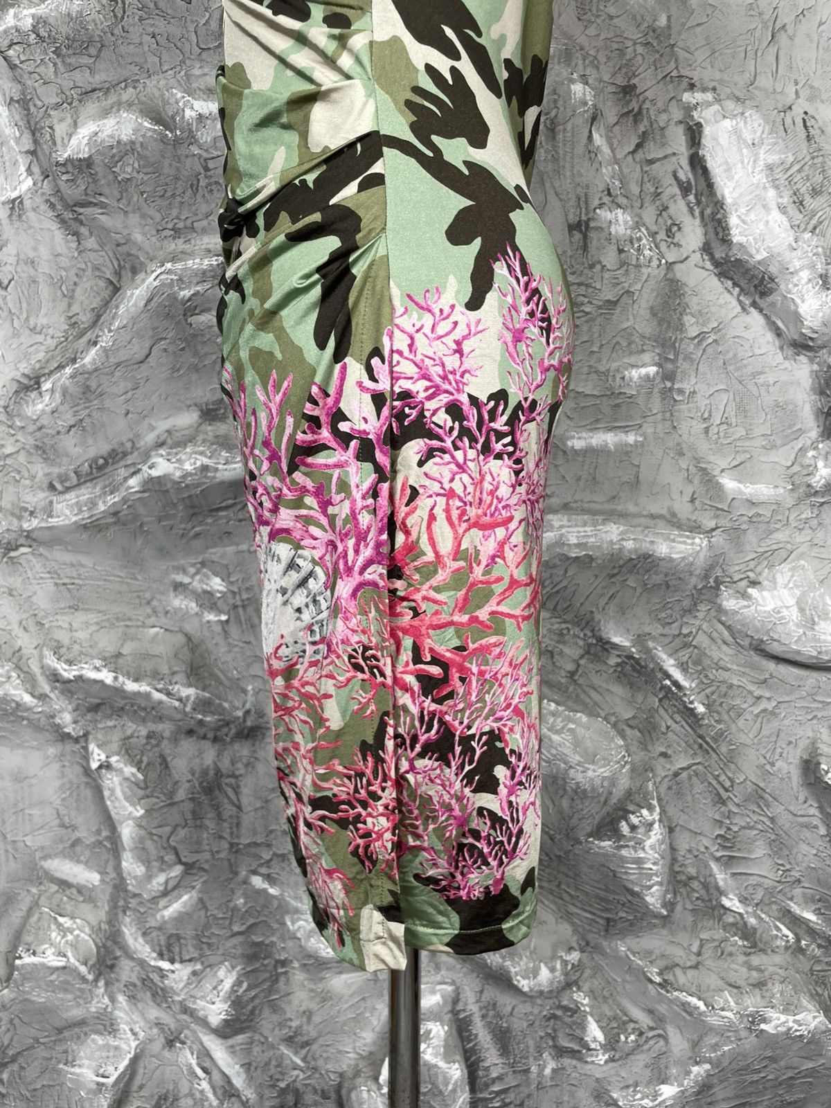 Blumarine Bluemarine Rare Vintage Dress Camo / Corrals Pattern Y2K Size S / US 4 / IT 40 - 8 Thumbnail