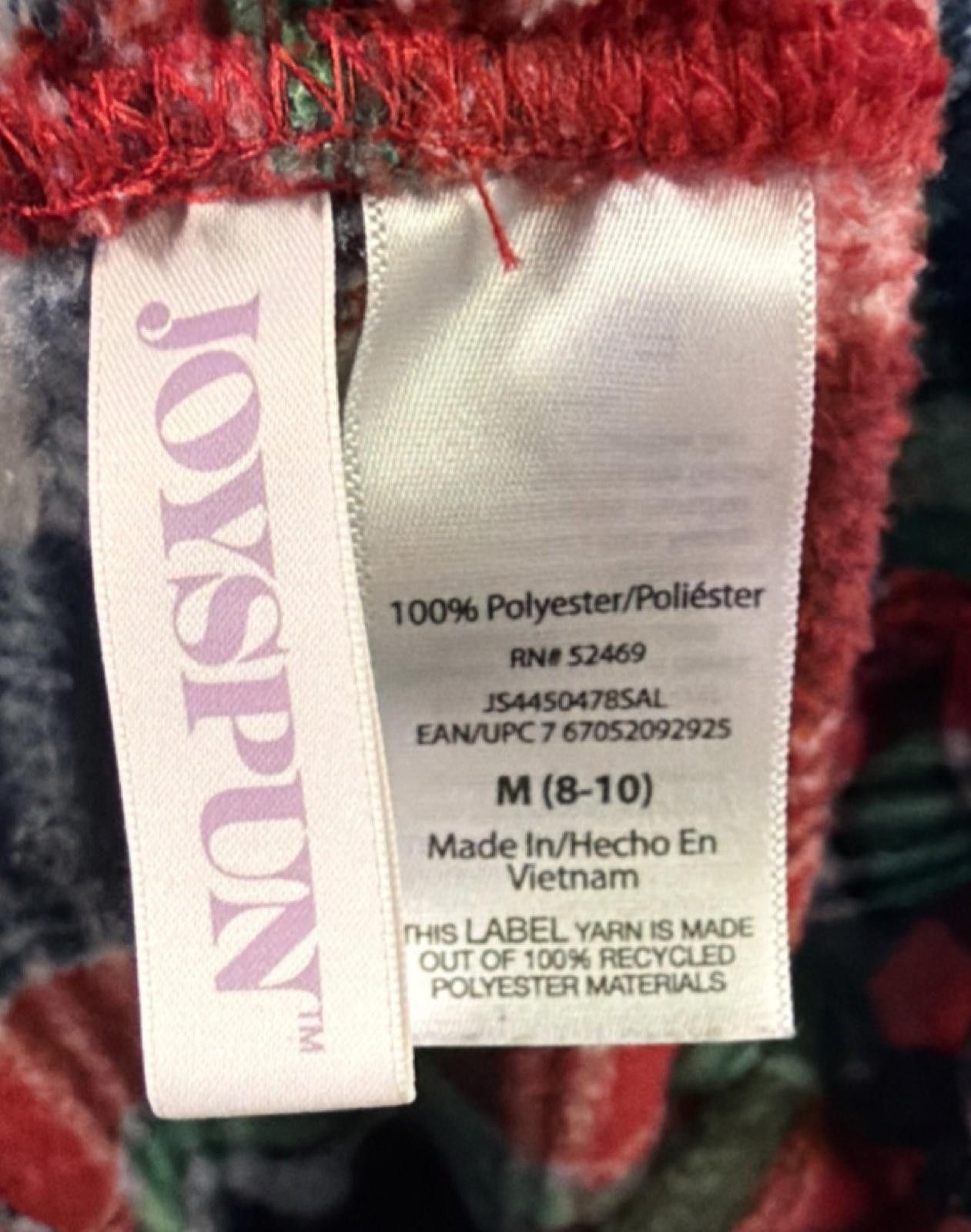 Other Joyspun women's pajama set in size M (8-10 Size ONE SIZE - 2 Thumbnail