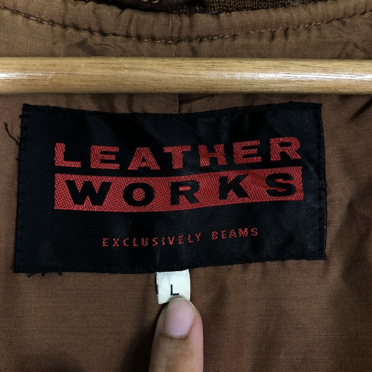 Japanese Brand 🔥VINTAGE GENUINE LEATHER JACKET BEAMS JAPAN ISSEY MIYAKE Size US L / EU 52-54 / 3 - 18 Thumbnail