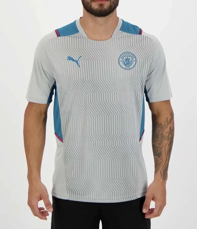 Puma Manchester City 2021 Training Football Jersey T-Shirt Sz M Size US M / EU 48-50 / 2 - 6 Thumbnail