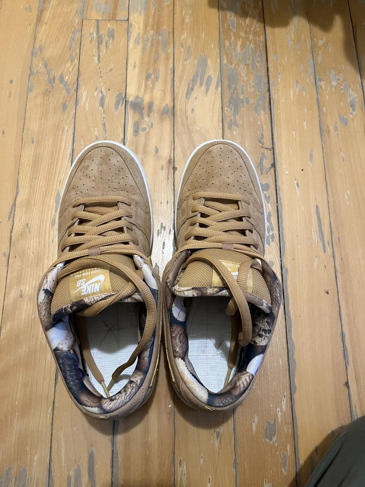 Nike Nike SB Dunk Low Pro NOTE “Brew and Biscuits” Size US 10.5 / EU 43-44 - 3 Thumbnail