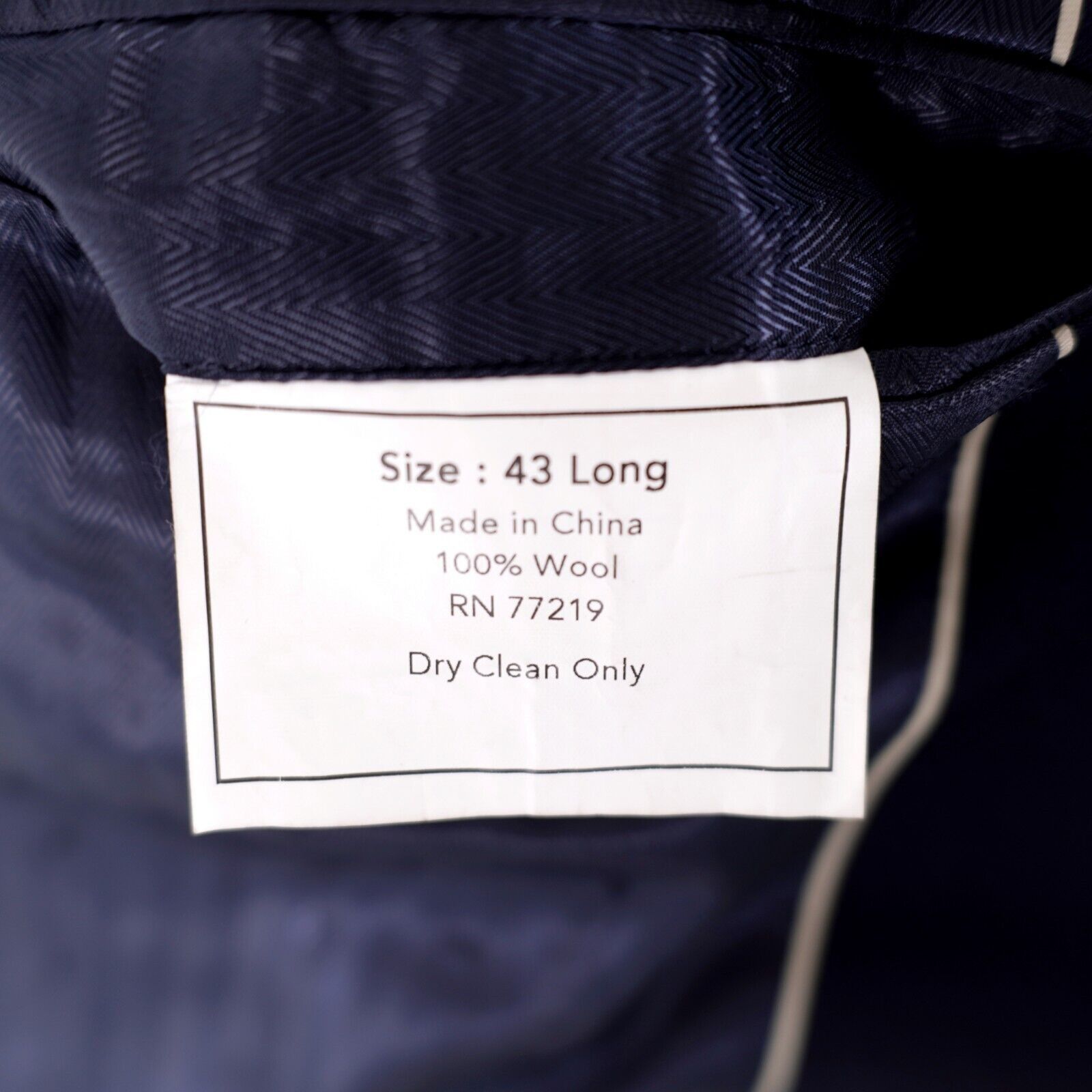 Joseph & Feiss Joseph & Feiss Wool Blue 2 Button Blazer 38L Tagged 43L Has Size 38L - 9 Thumbnail
