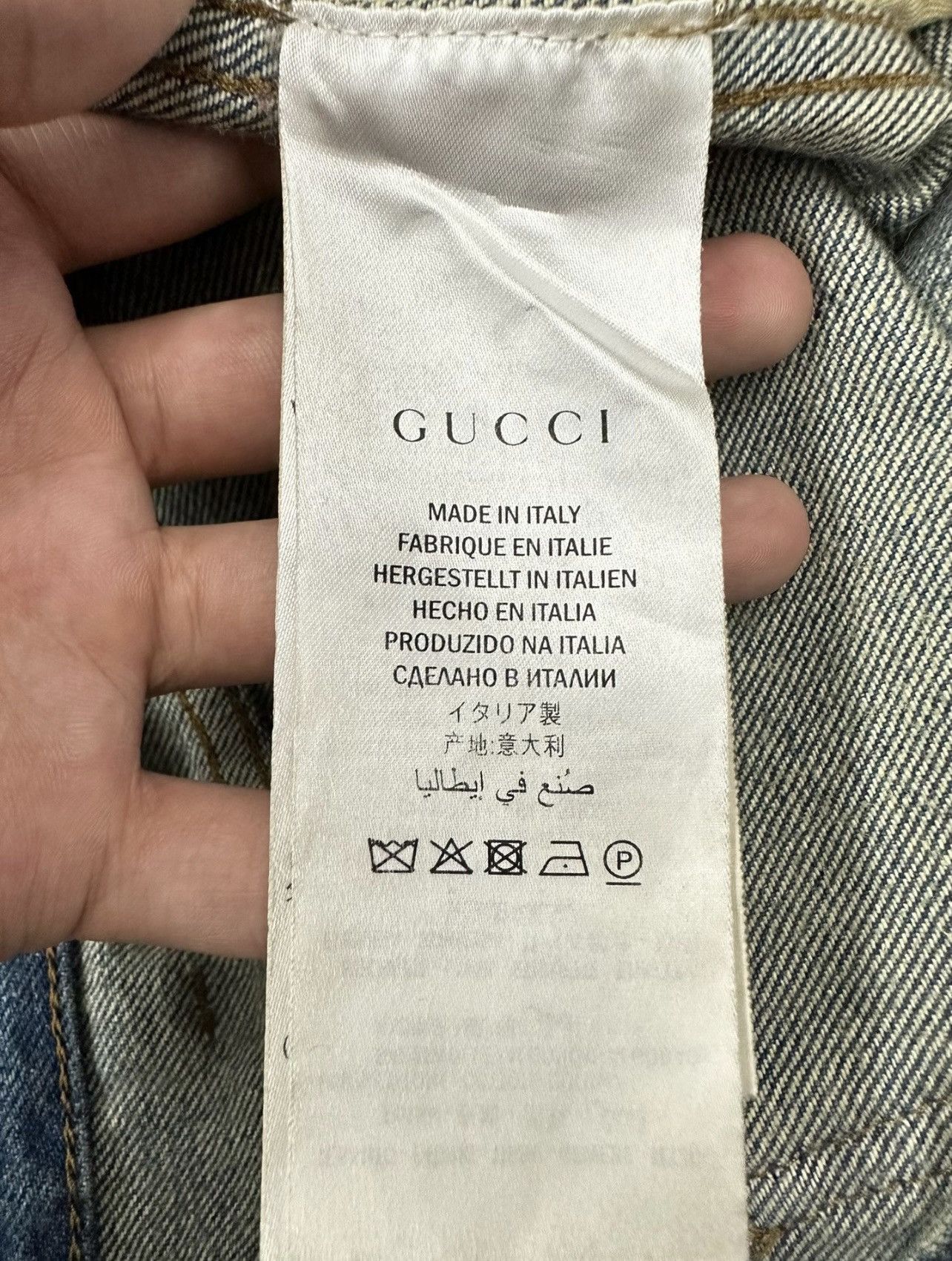 Gucci *1,1KMSRP* Gucci SS16 Snake Patch Denim Sz.32 Size US 32 / EU 48 - 11 Thumbnail