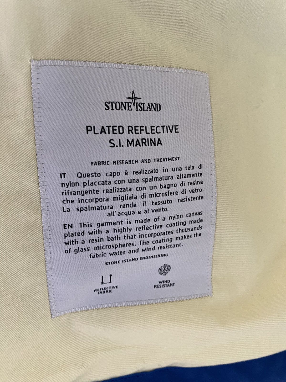Stone Island Stone Island 445X2 Marina Reflective Jacket Medium BNWT Size US M / EU 48-50 / 2 - 10 Thumbnail