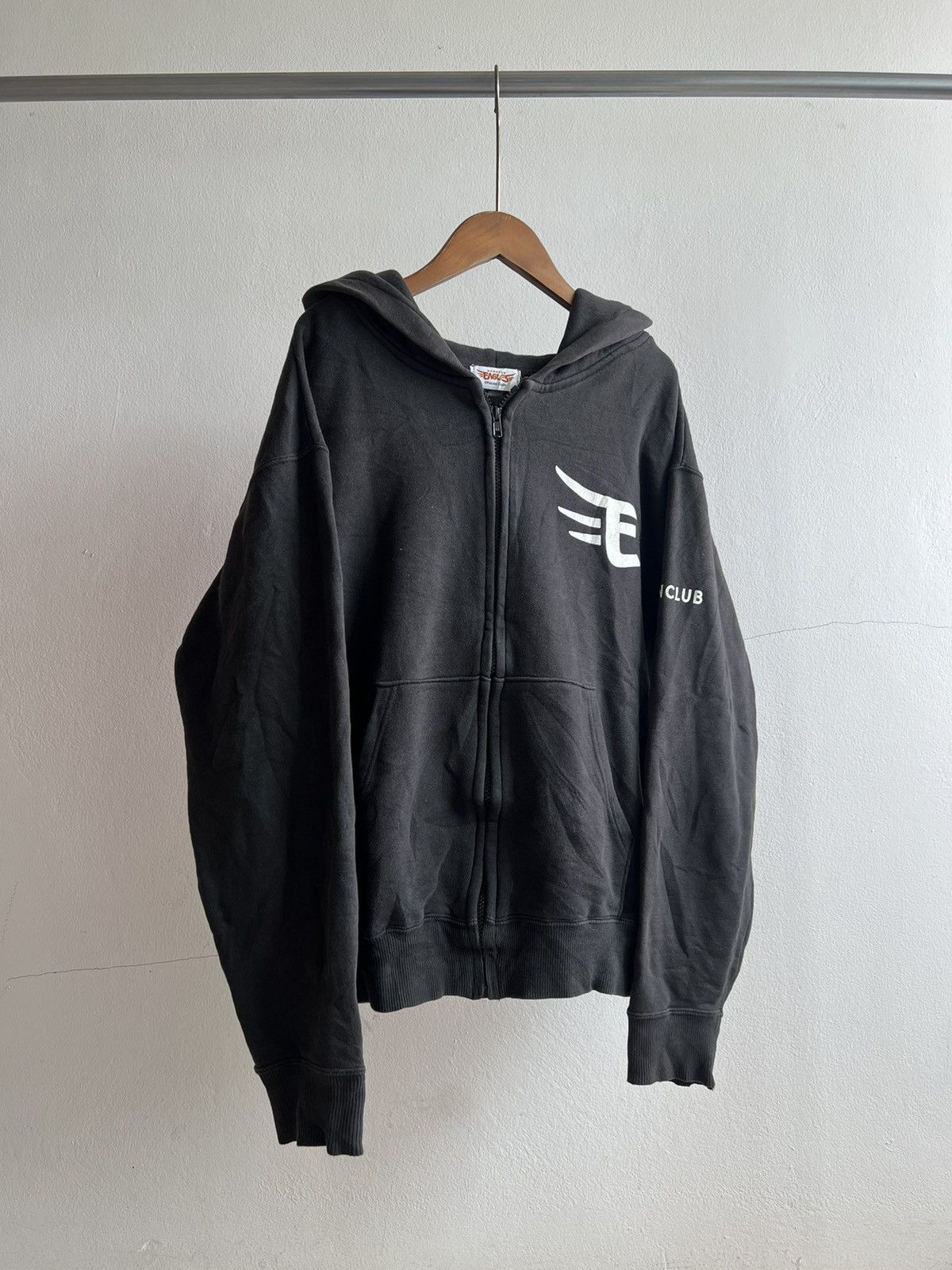 Beauty Beast × Vintage Faded Y2k Eagles Boxy Hoodie Zip Up Size US M / EU 48-50 / 2 - 1 Thumbnail